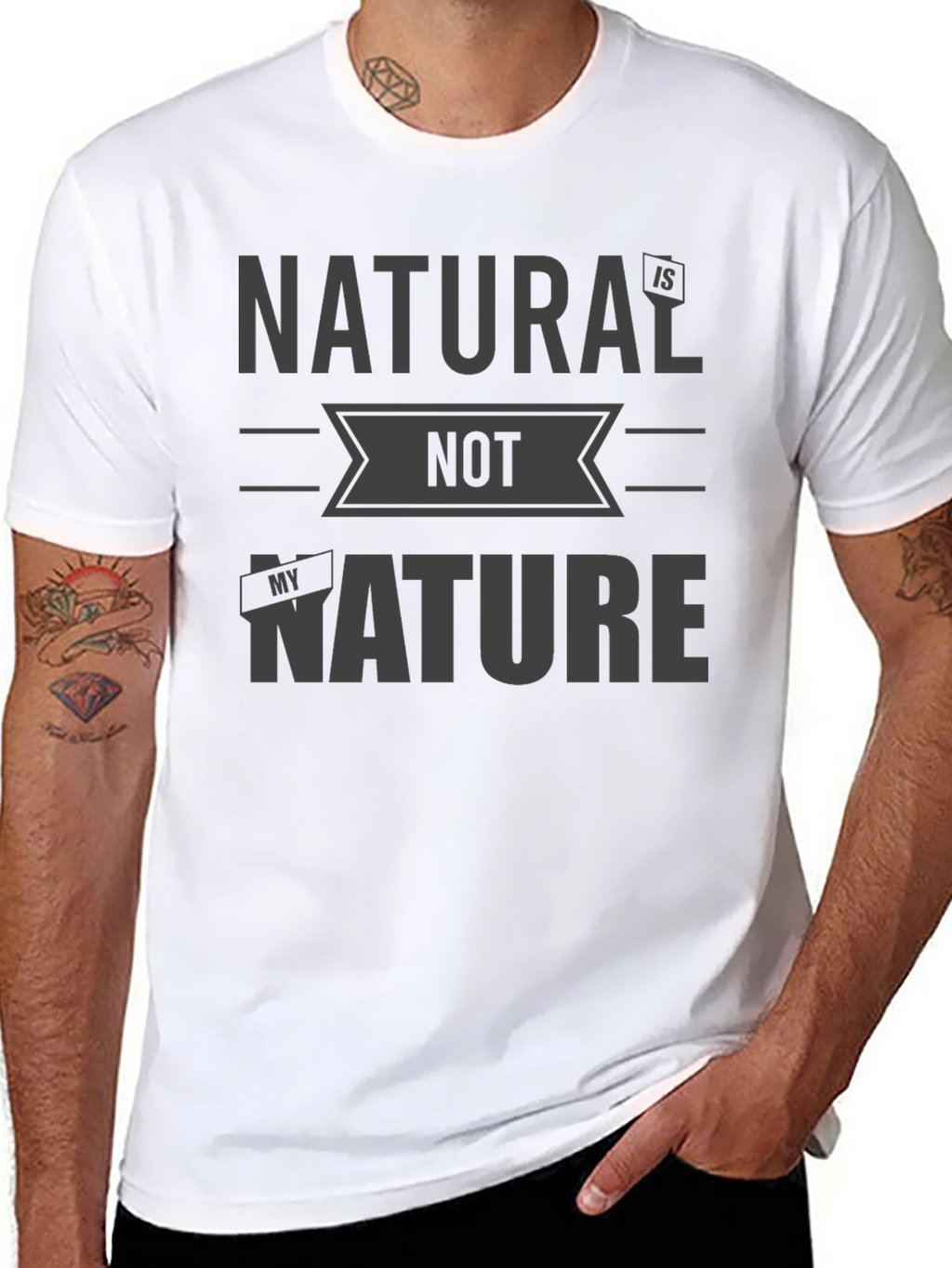 Natural is Not My Nature Graphic Tee