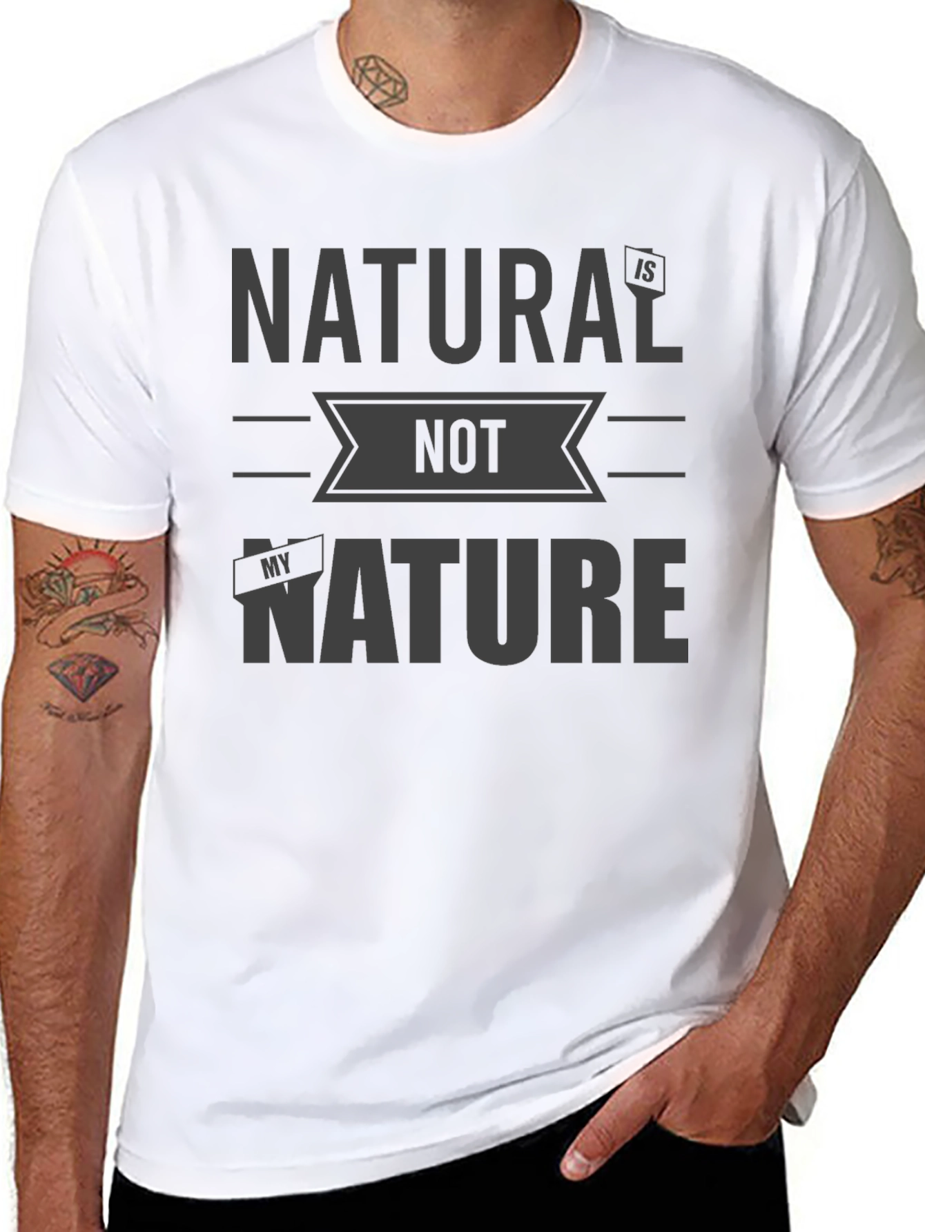 Natural is Not My Nature Graphic Tee