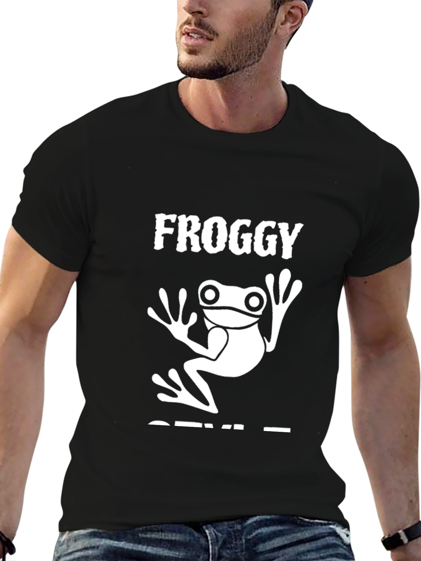 Froggy Style Black T-Shirt