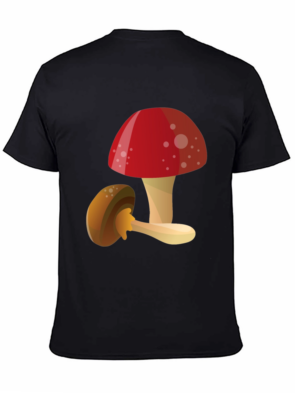 Mushroom Graphic T-Shirt - Funky Casual Tee