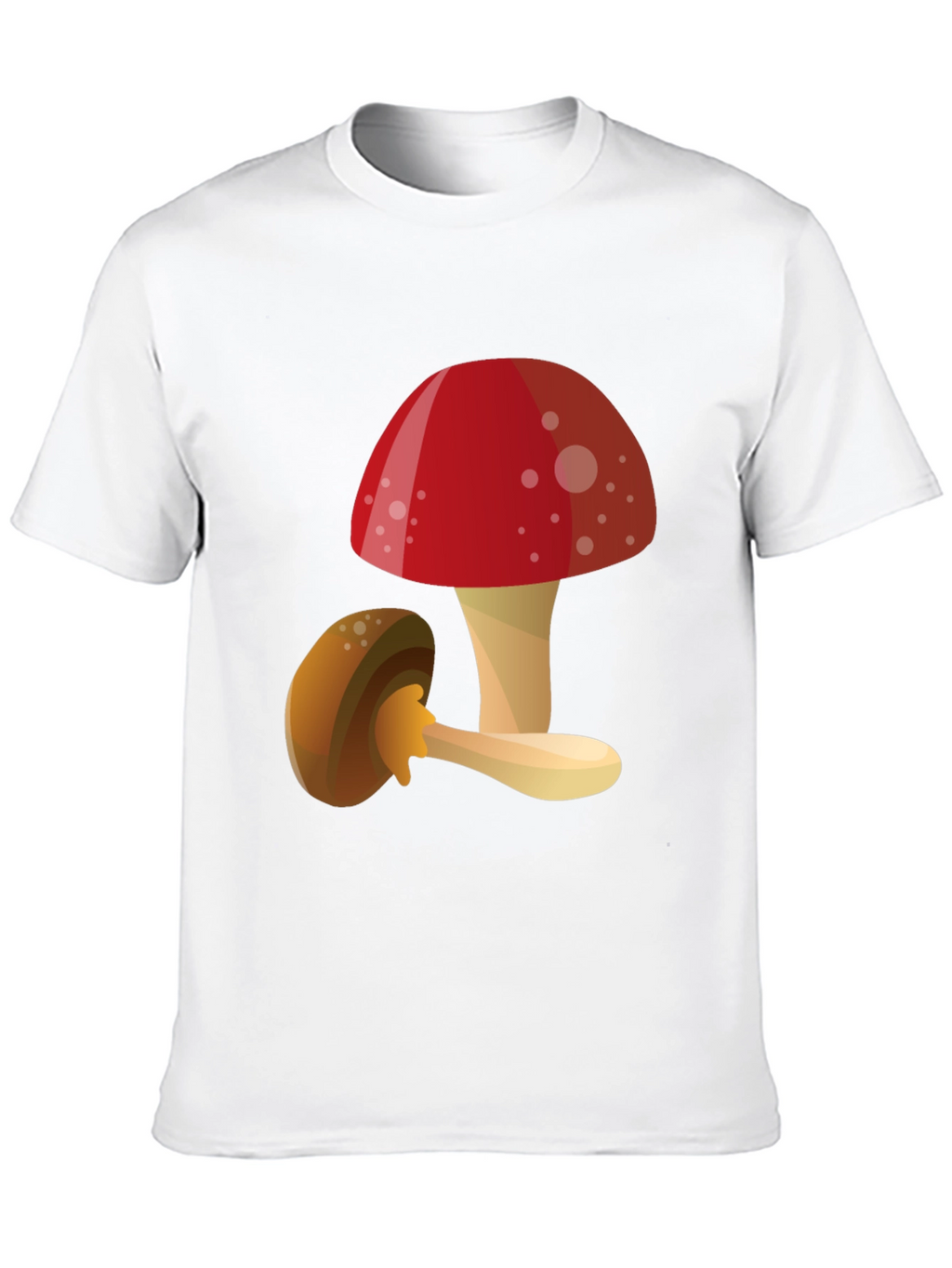 Mushroom Graphic T-Shirt - Funky Casual Tee