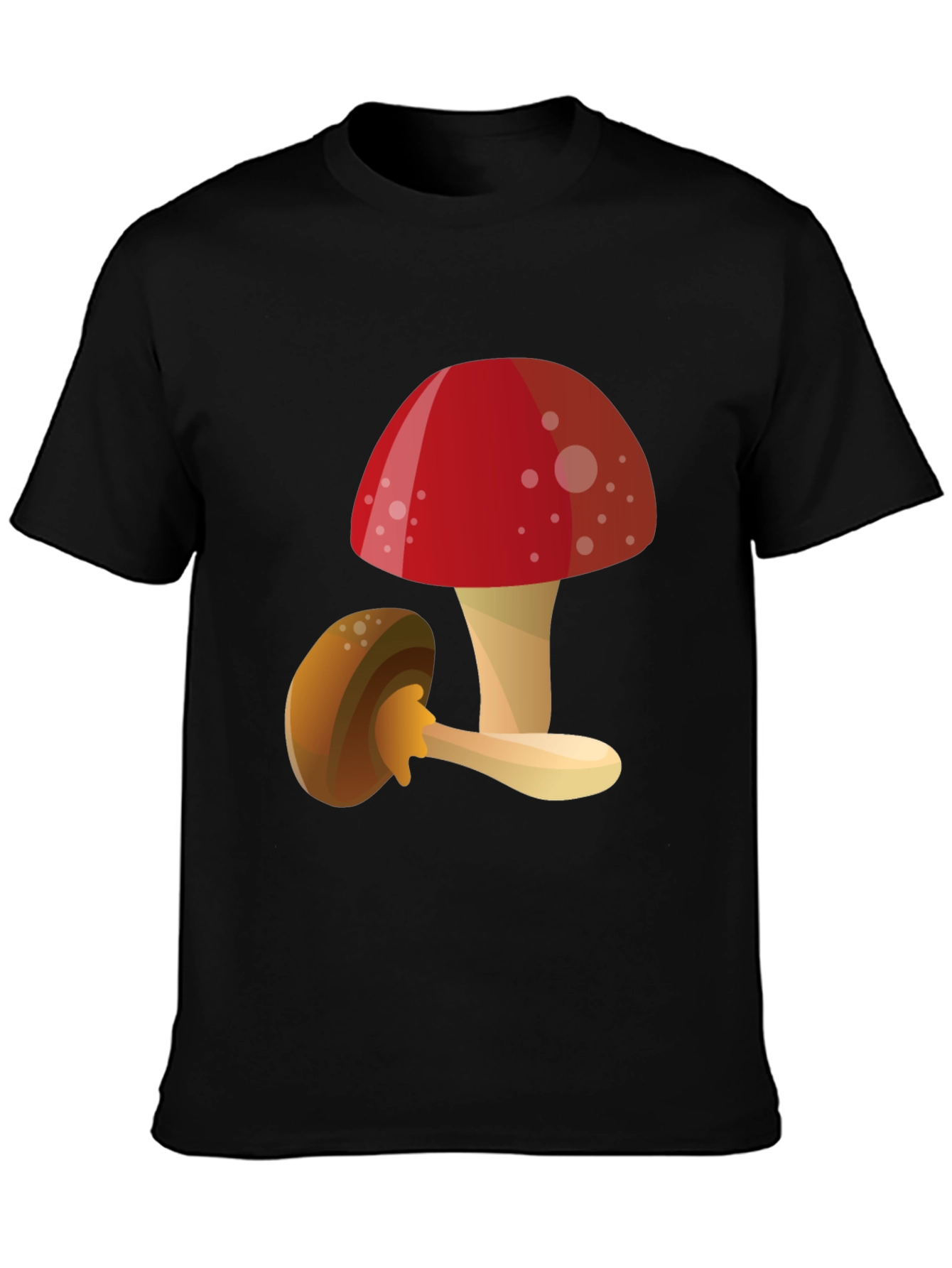 Mushroom Graphic T-Shirt - Funky Casual Tee