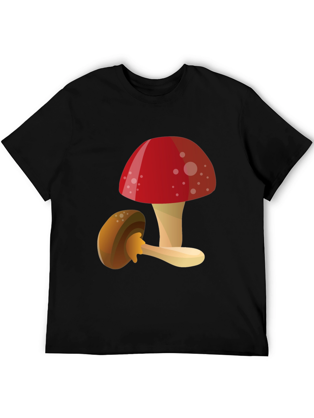 Mushroom Graphic T-Shirt - Funky Casual Tee