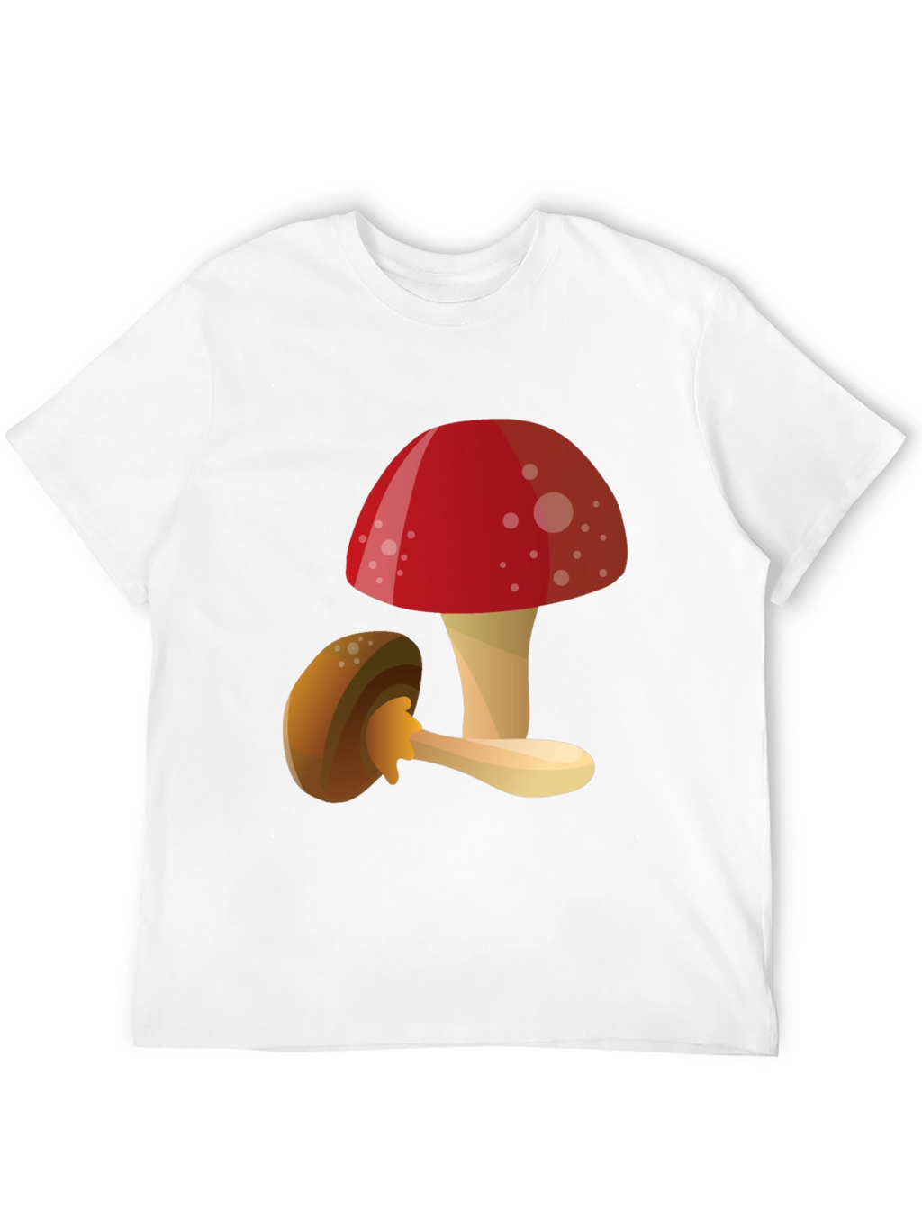 Mushroom Graphic T-Shirt - Funky Casual Tee