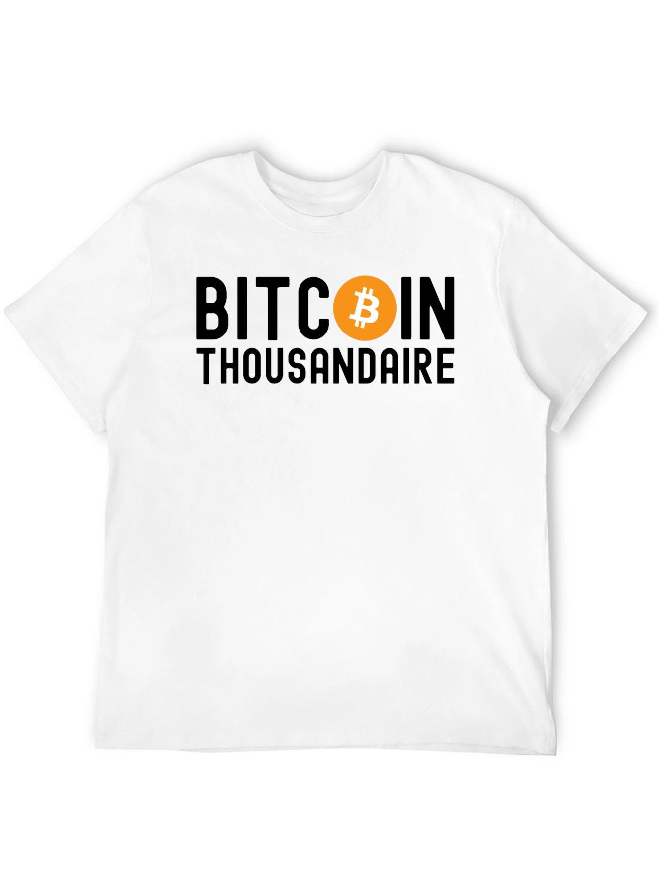 Bitcoin Thousandaire Black T-Shirt