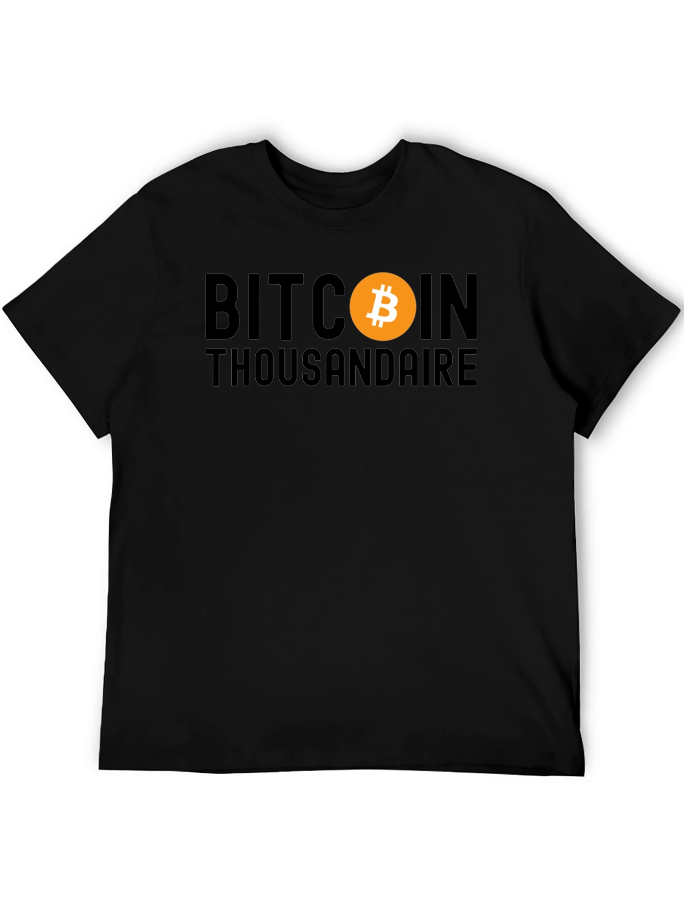 Bitcoin Thousandaire Black T-Shirt