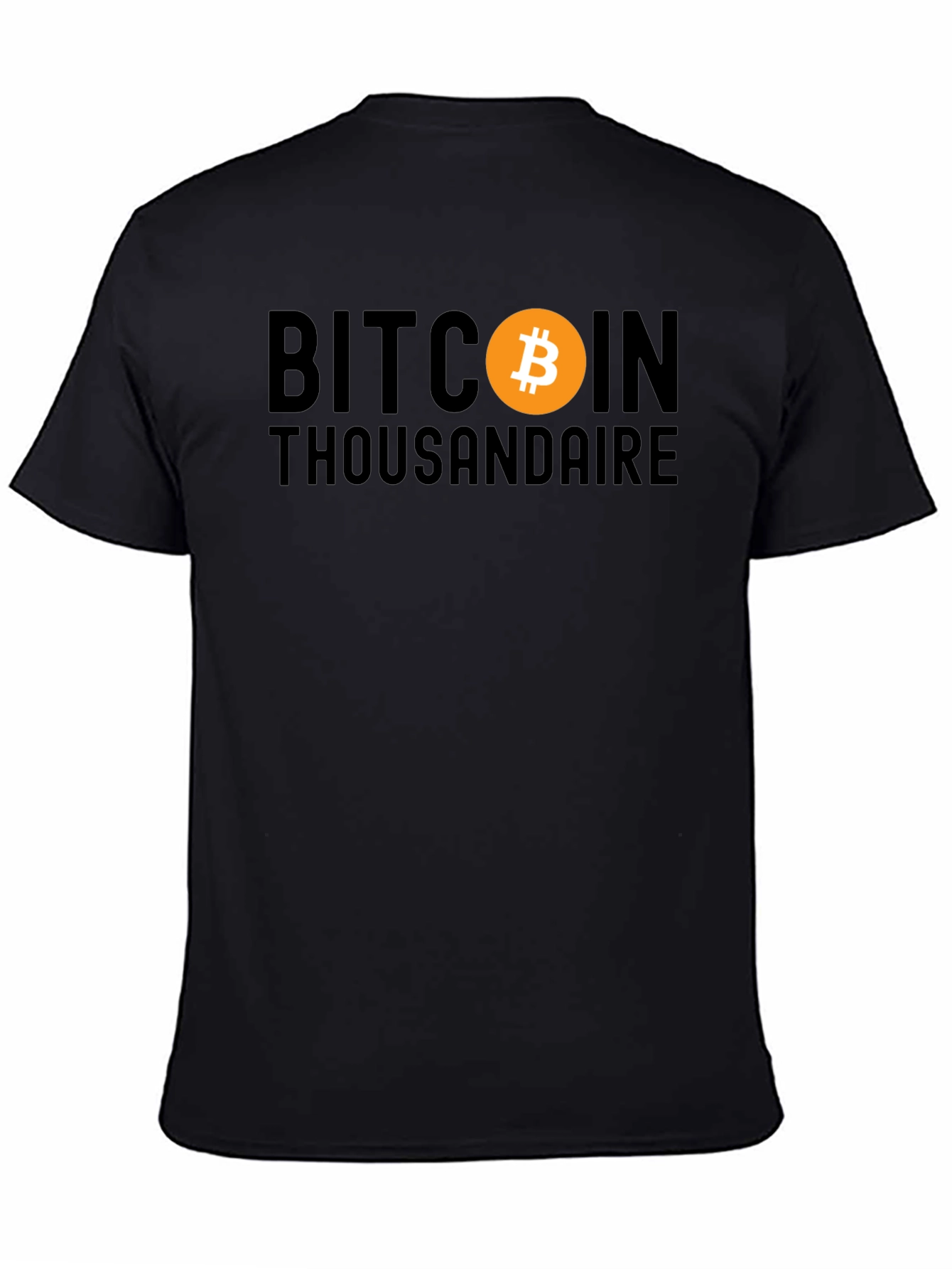 Bitcoin Thousandaire Black T-Shirt