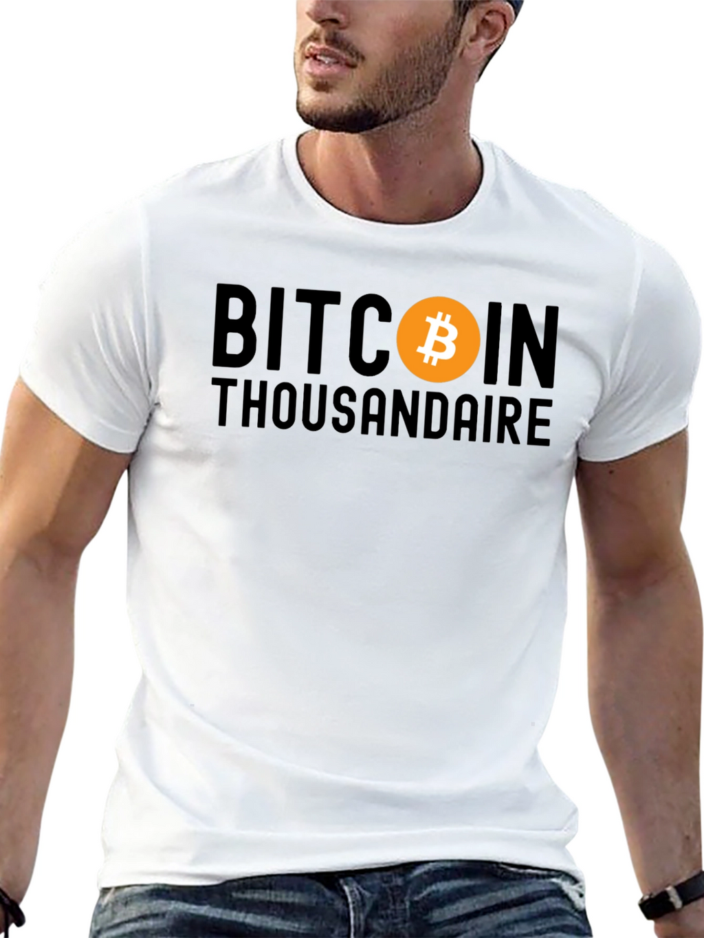Bitcoin Thousandaire Black T-Shirt