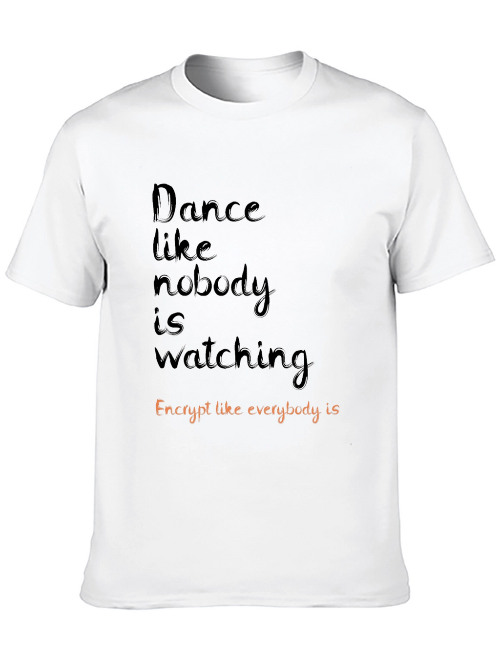 Dance and Encrypt Graphic Tee - Black