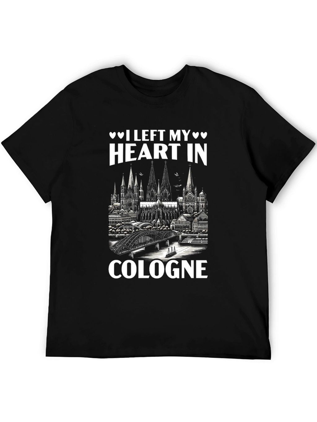 Cologne Heart Graphic T-Shirt