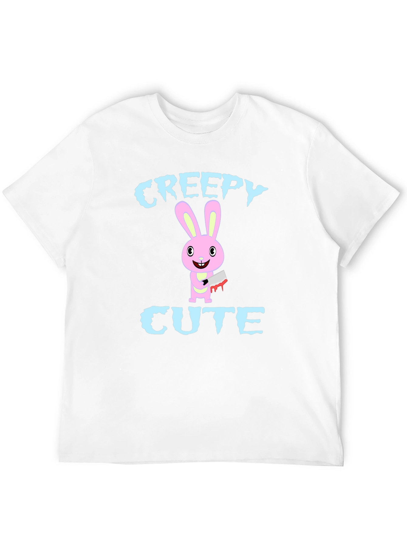 Creepy Cute Rabbit Graphic T-Shirt
