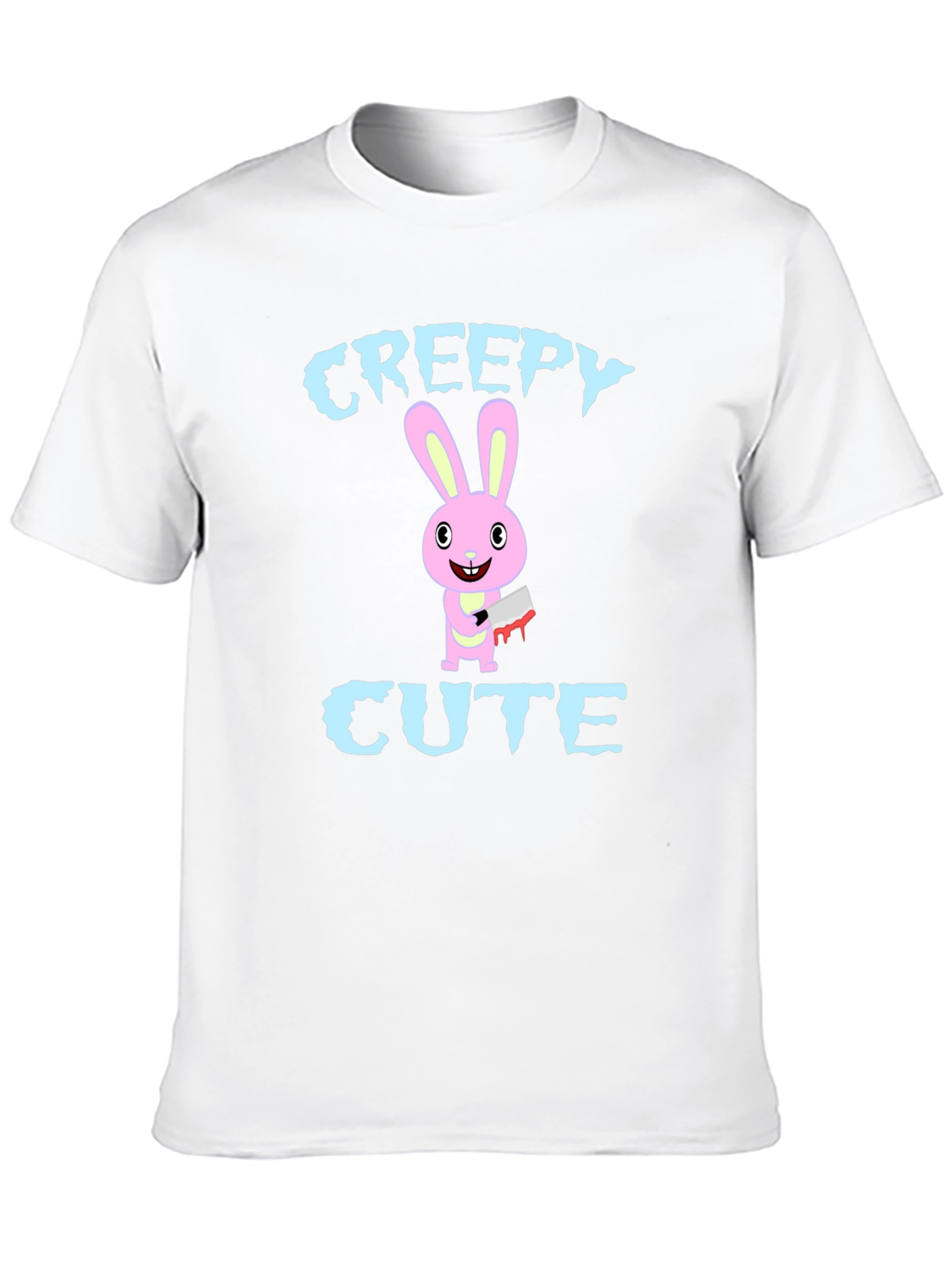 Creepy Cute Rabbit Graphic T-Shirt
