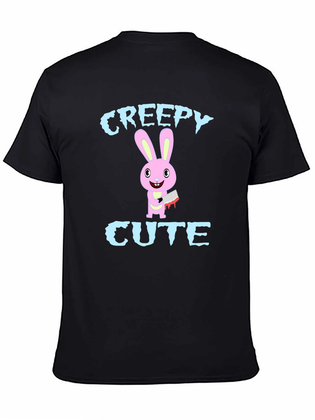 Creepy Cute Rabbit Graphic T-Shirt
