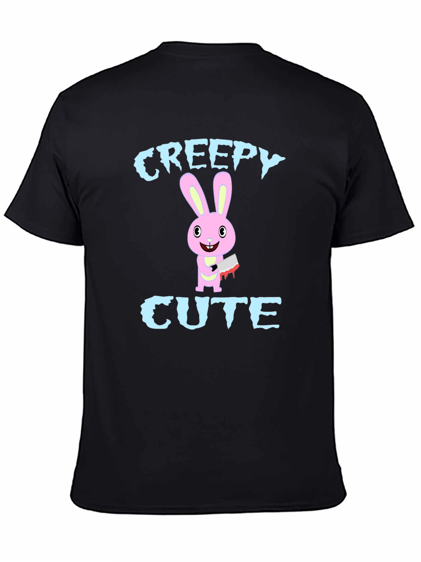 Creepy Cute Rabbit Graphic T-Shirt