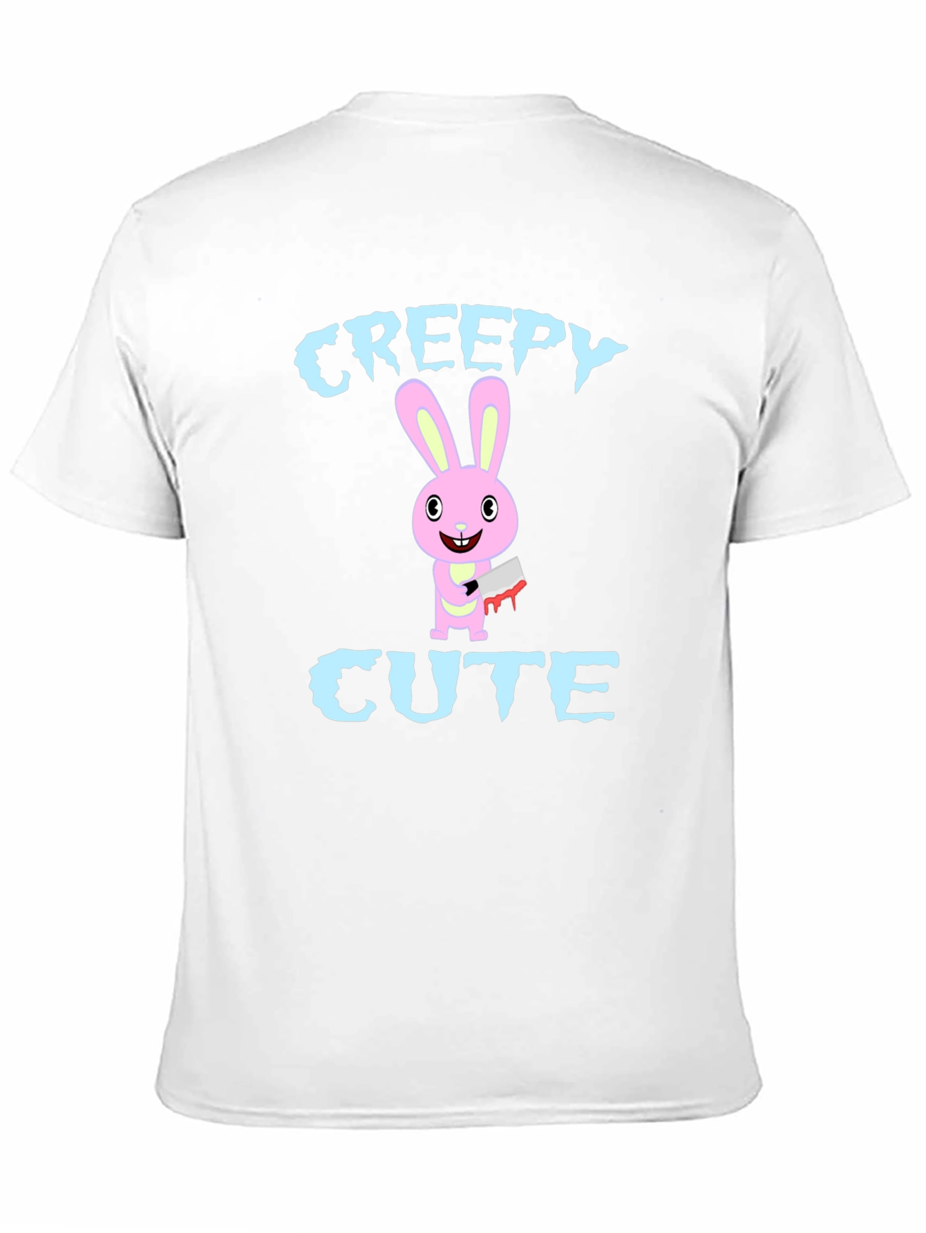 Creepy Cute Rabbit Graphic T-Shirt