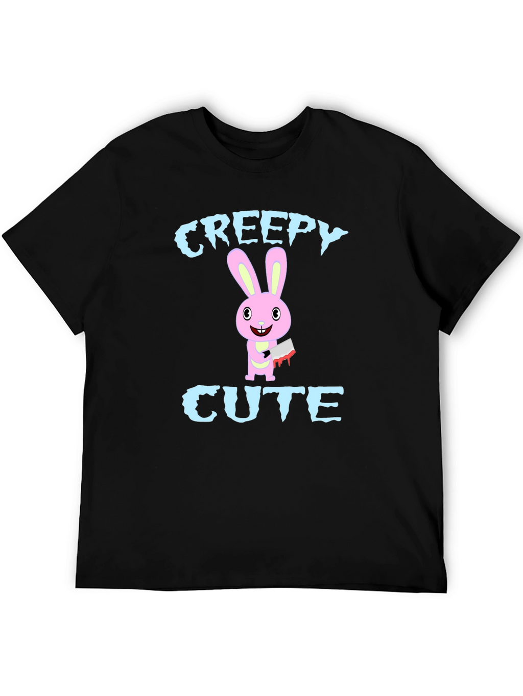 Creepy Cute Rabbit Graphic T-Shirt
