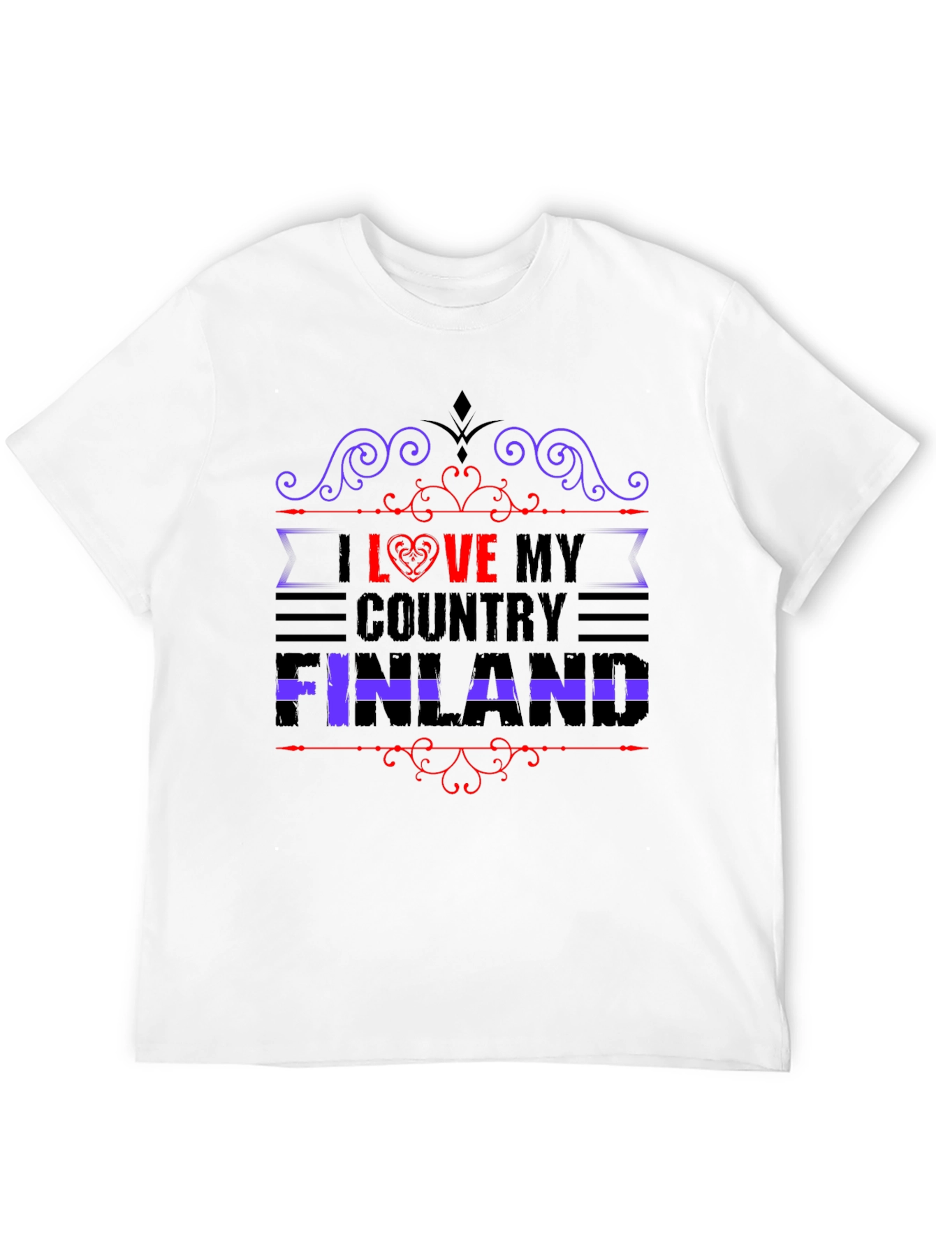 I Love My Country Finland T-Shirt