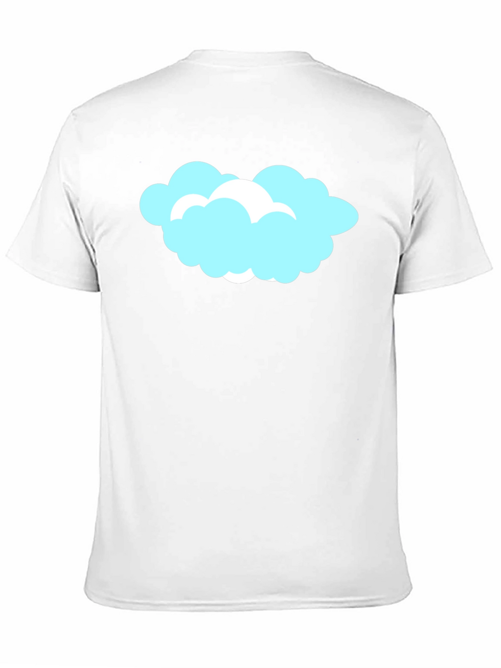 Cloud Graphic Black T-Shirt Soft Cotton Tee