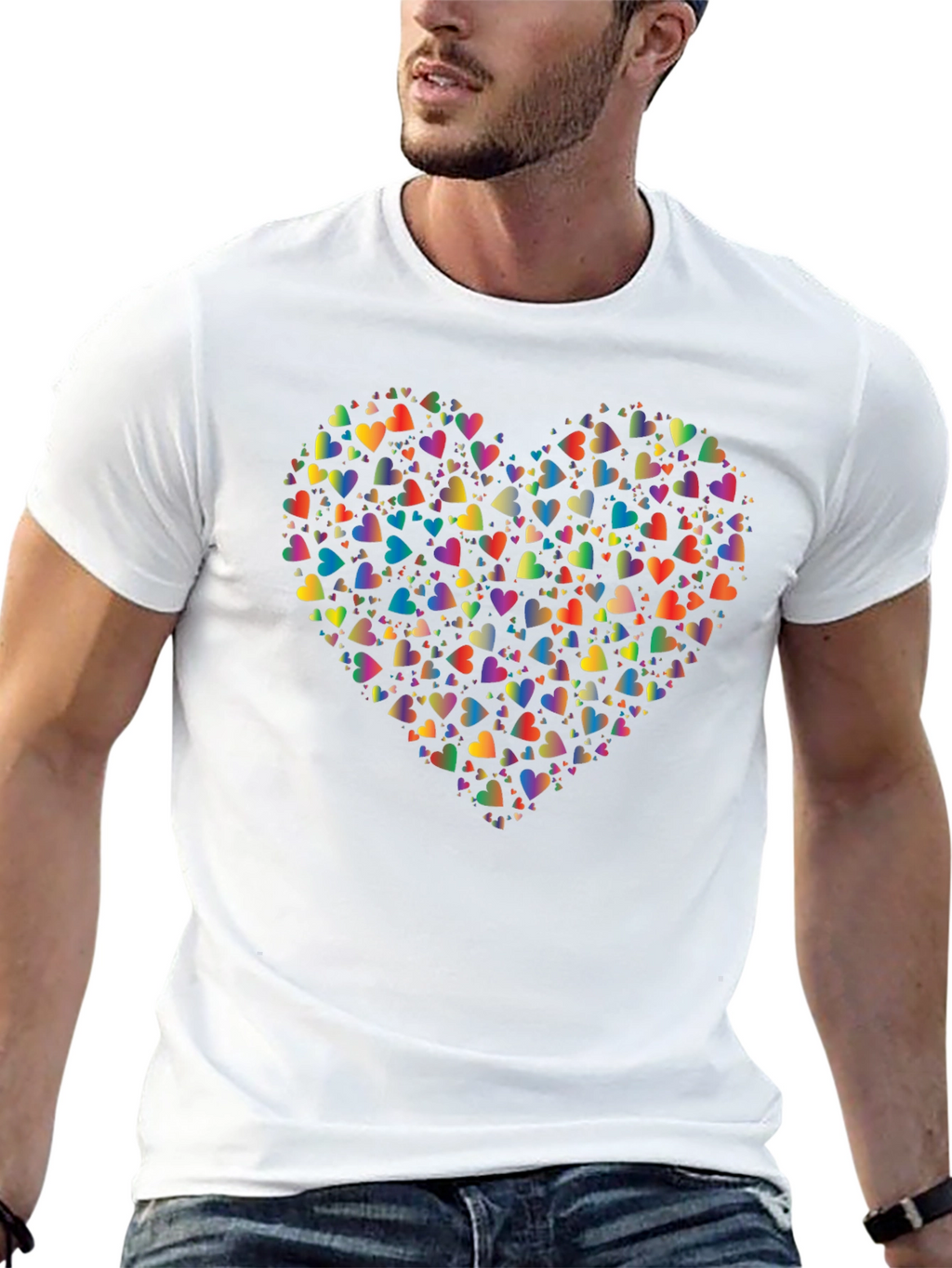 Rainbow Heart T-Shirt - Love & Pride Tee