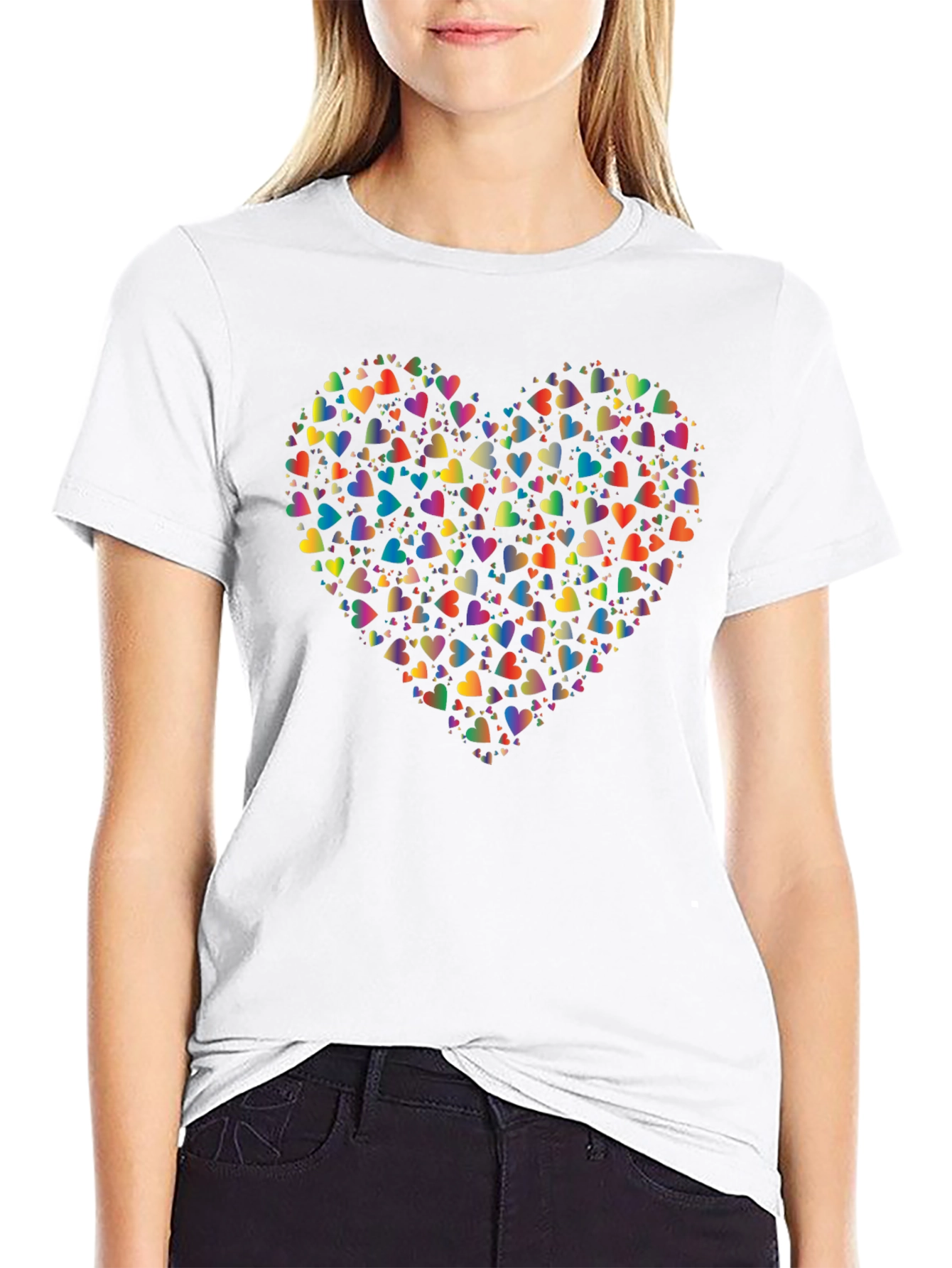 Rainbow Heart T-Shirt - Love & Pride Tee