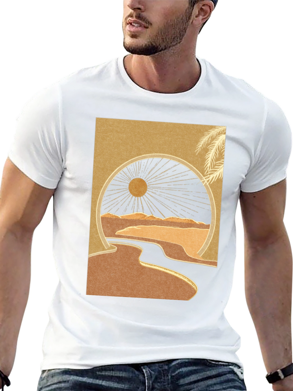 Desert Scene Graphic Tee