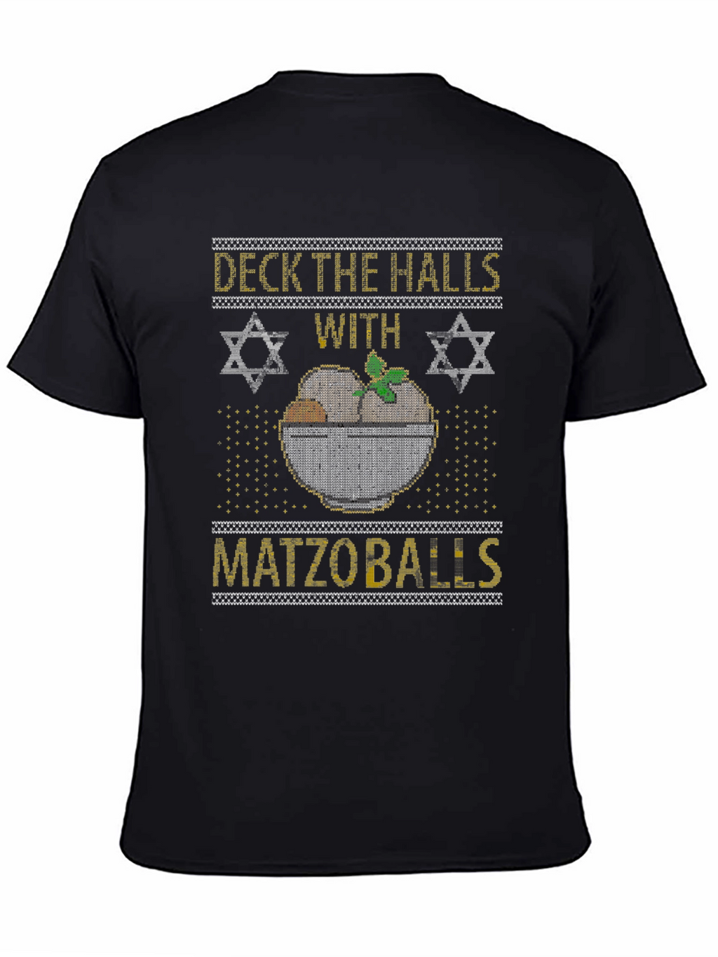 Deck The Halls With Matzoballs Hanukkah T-Shirt