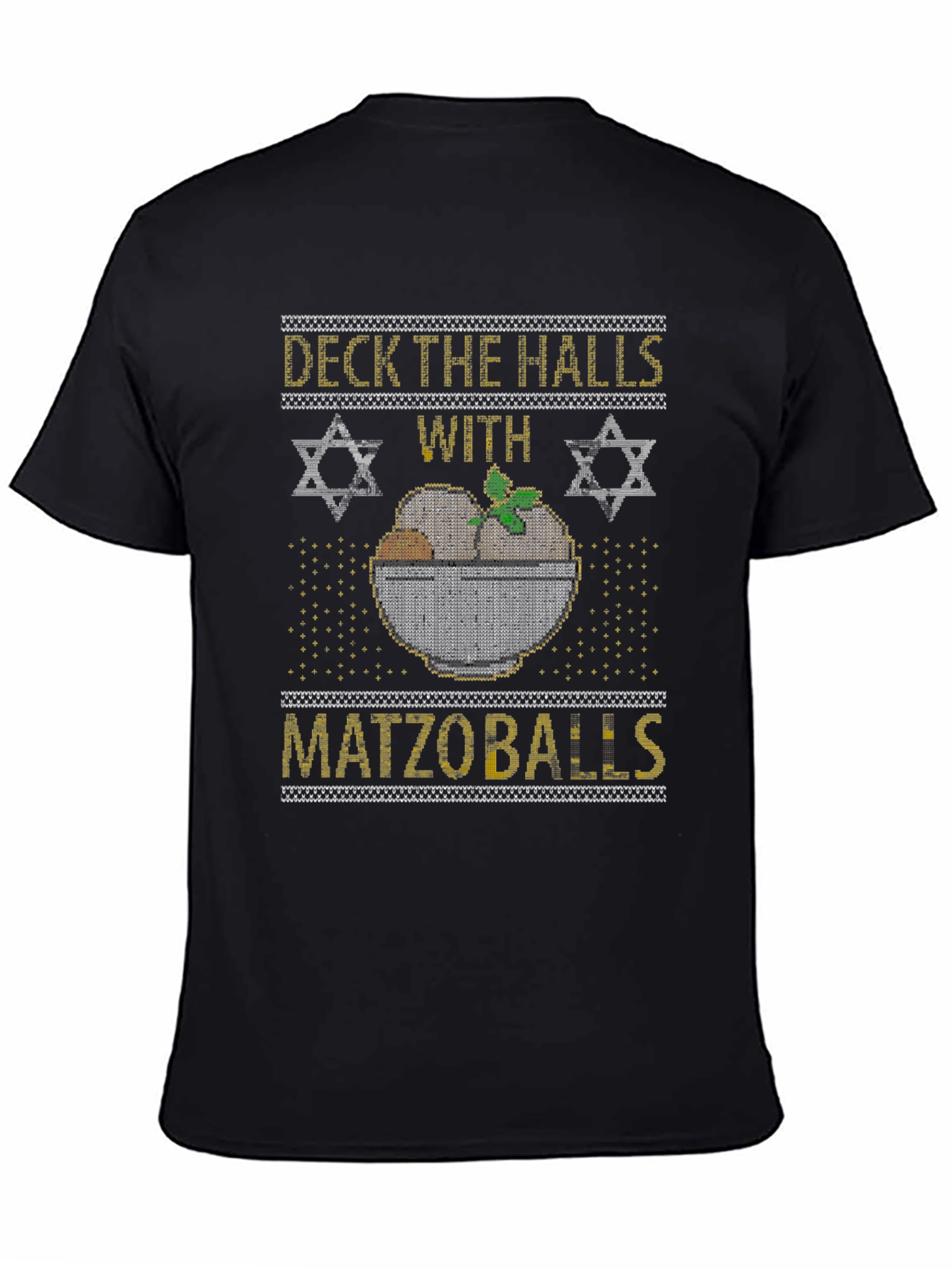 Deck The Halls With Matzoballs Hanukkah T-Shirt