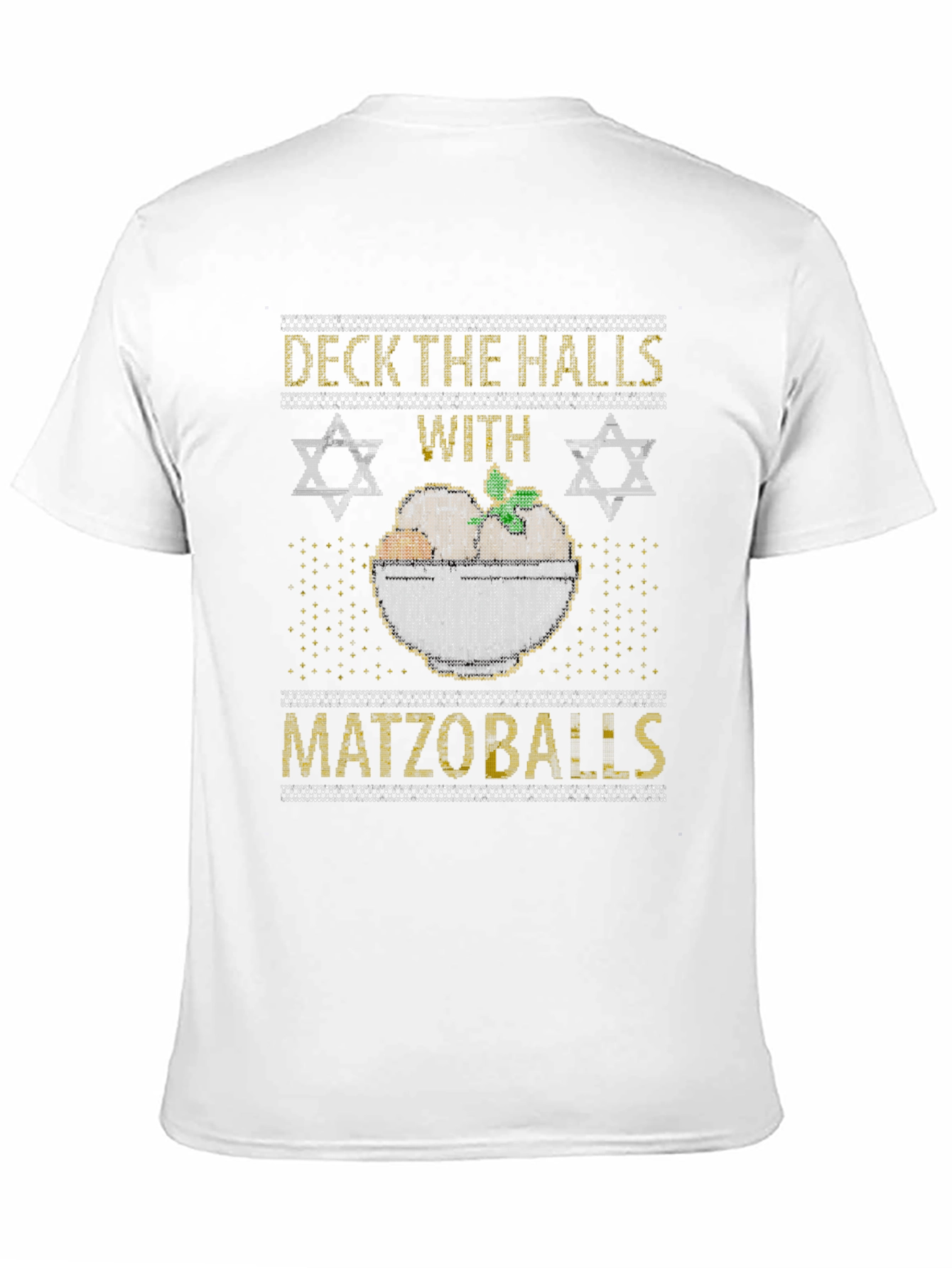 Deck The Halls With Matzoballs Hanukkah T-Shirt