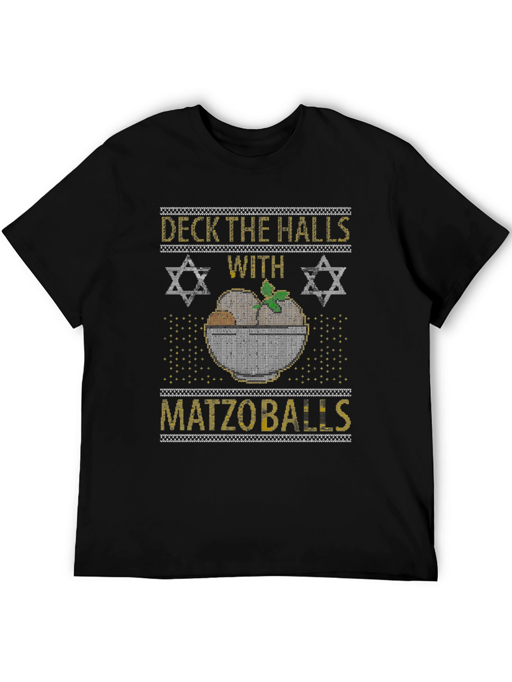 Deck The Halls With Matzoballs Hanukkah T-Shirt