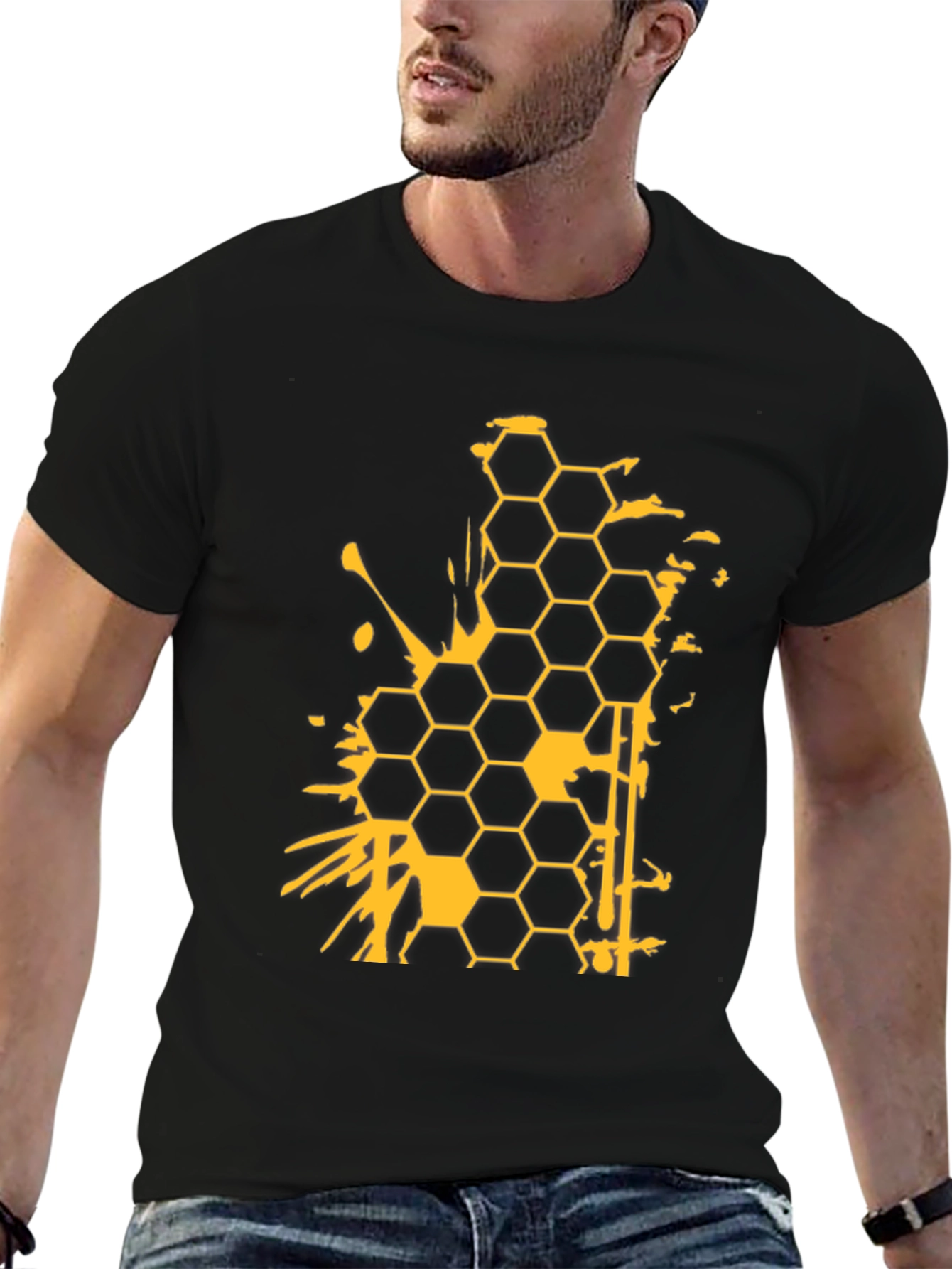Honeycomb Splatter Graphic Tee