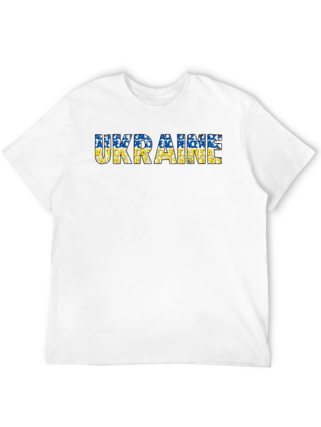 Ukraine Peace T-Shirt - Black Graphic Tee