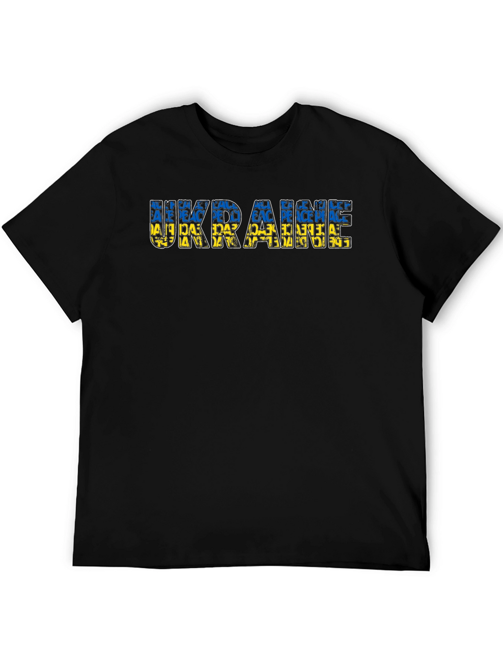 Ukraine Peace T-Shirt - Black Graphic Tee