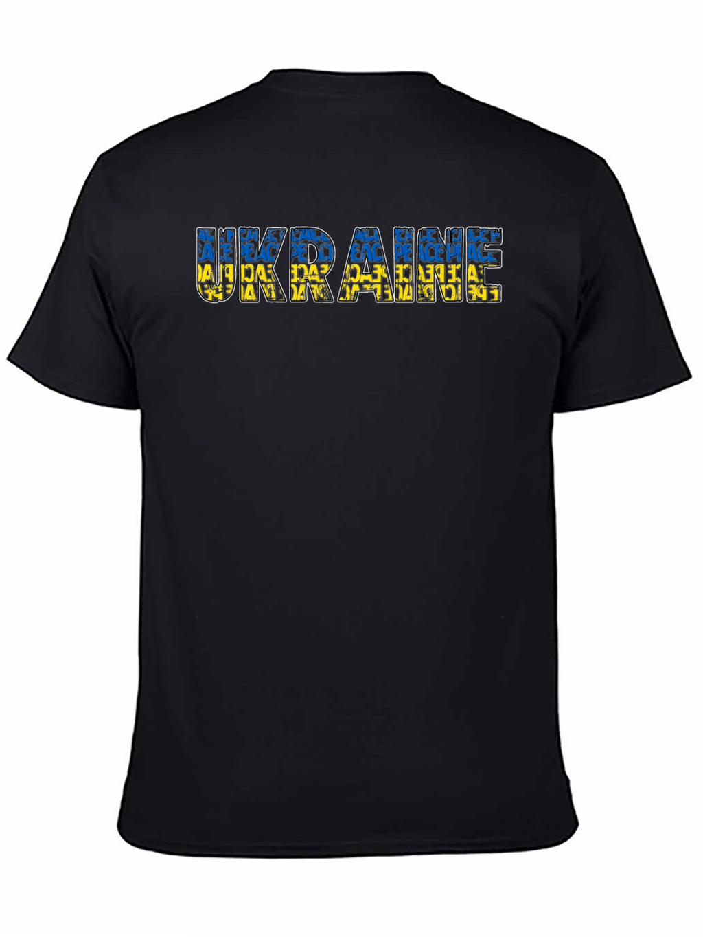 Ukraine Peace T-Shirt - Black Graphic Tee