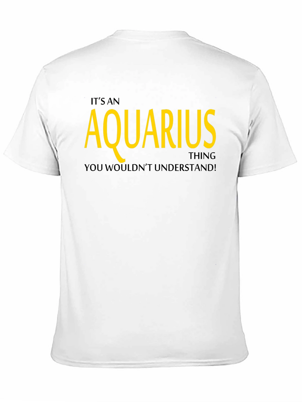 Aquarius Zodiac Sign Graphic T-Shirt