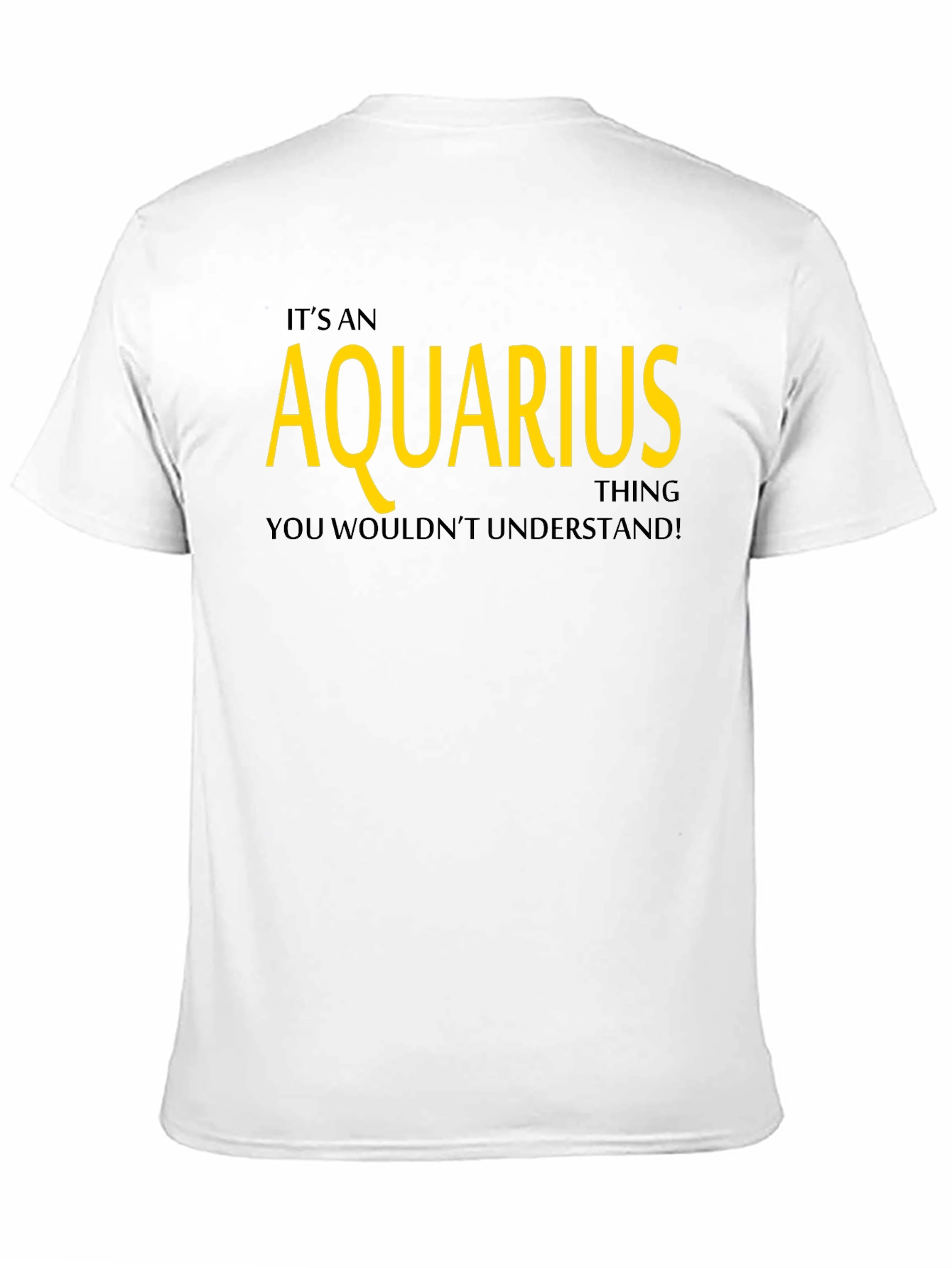 Aquarius Zodiac Sign Graphic T-Shirt