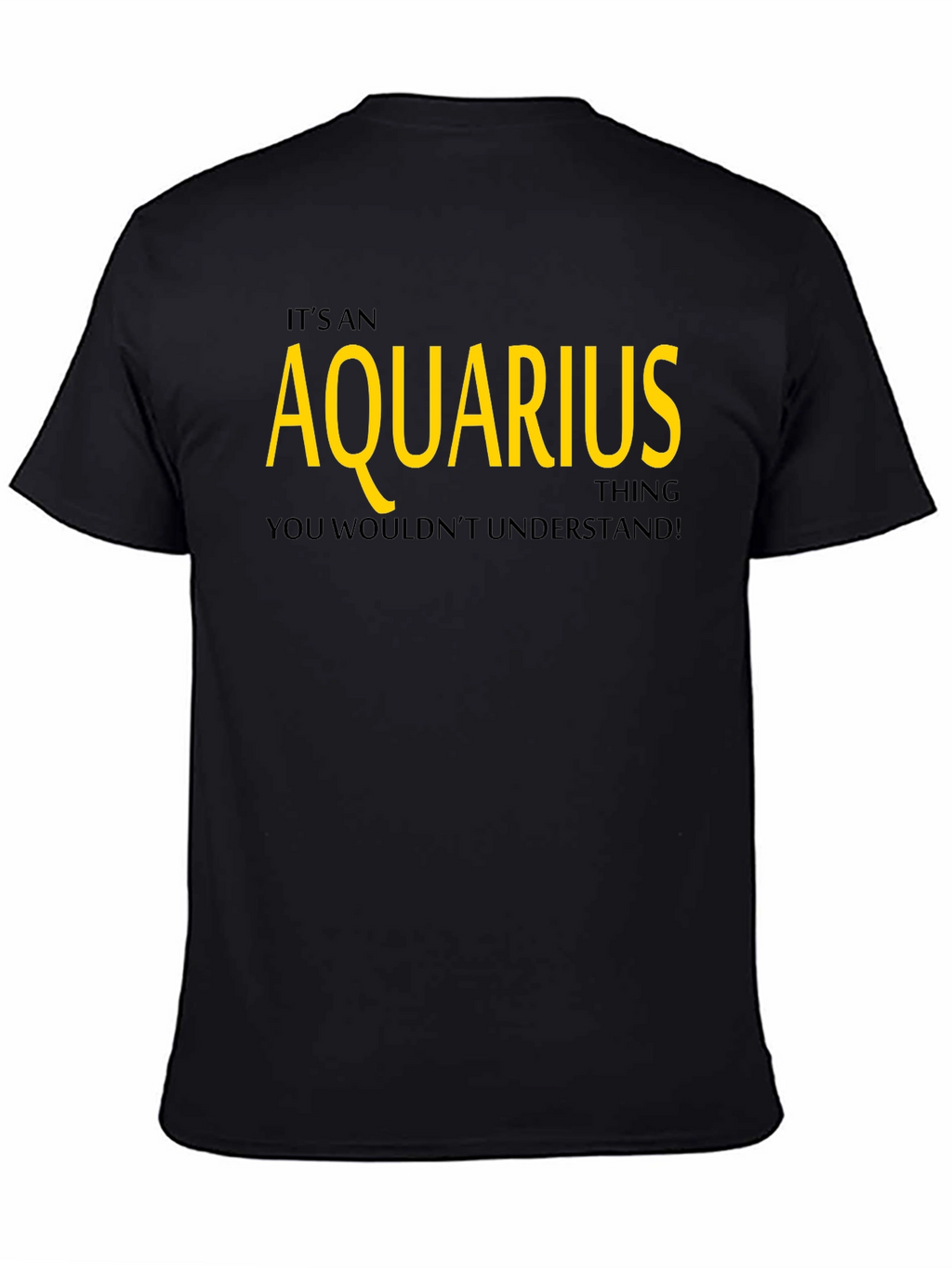 Aquarius Zodiac Sign Graphic T-Shirt
