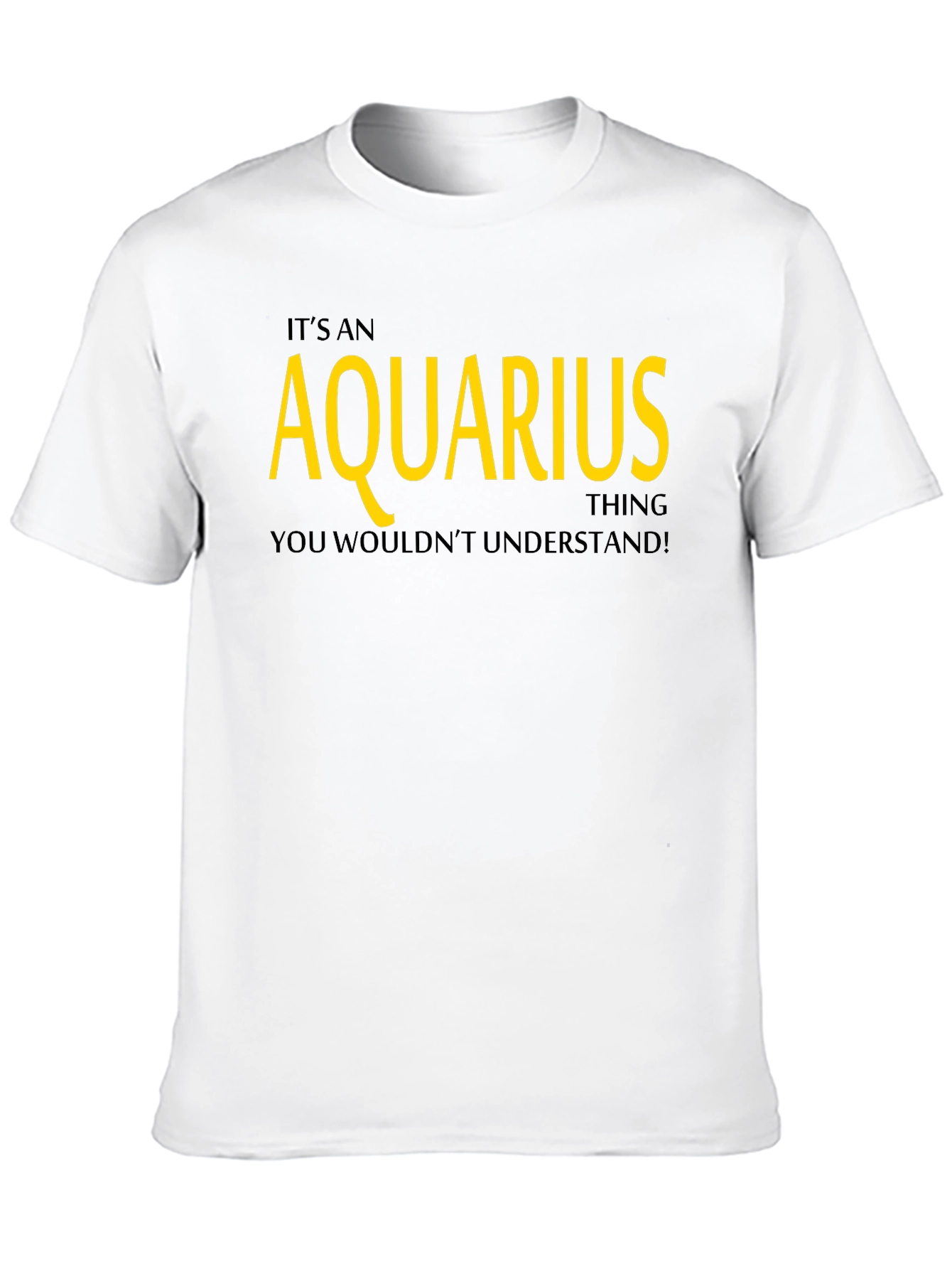 Aquarius Zodiac Sign Graphic T-Shirt