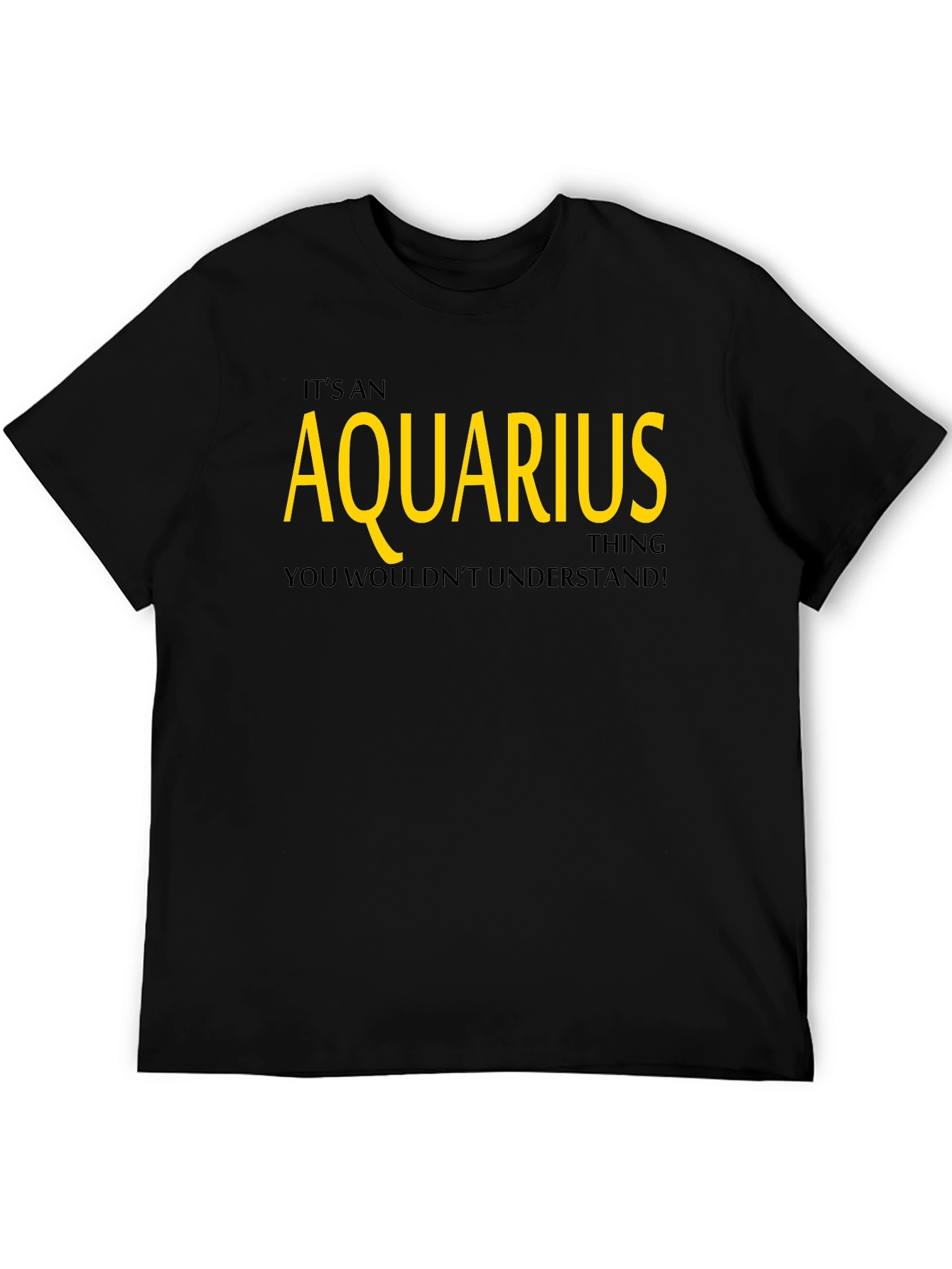 Aquarius Zodiac Sign Graphic T-Shirt