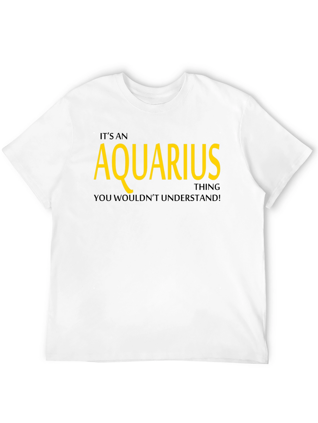 Aquarius Zodiac Sign Graphic T-Shirt