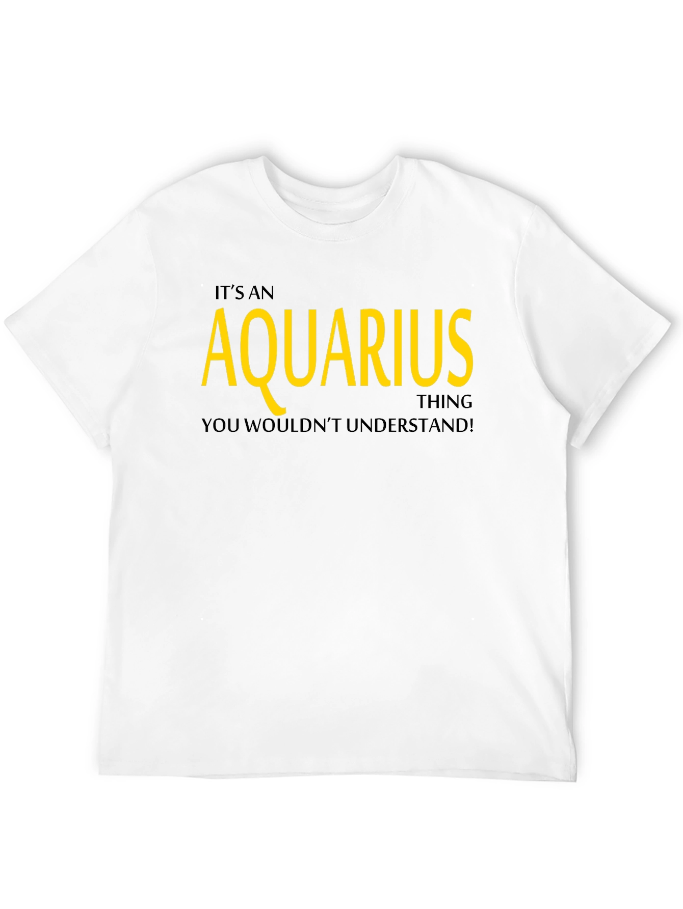 Aquarius Zodiac Sign Graphic T-Shirt