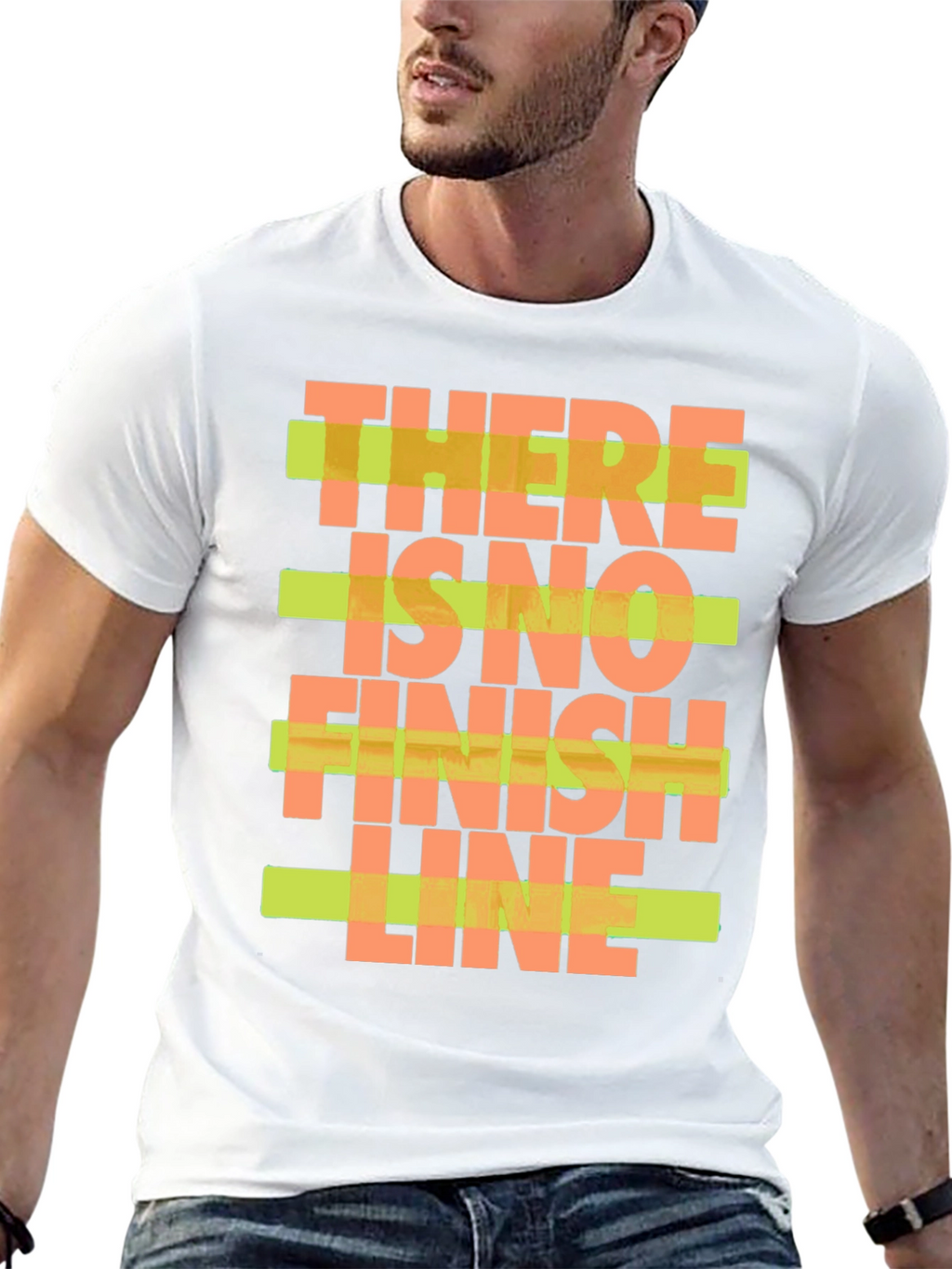 No Finish Line T-Shirt - Inspirational Graphic Tee