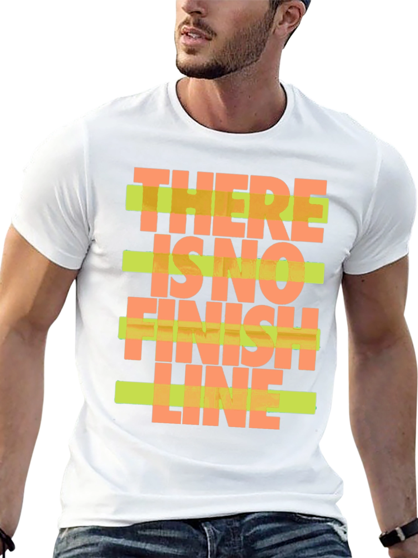 No Finish Line T-Shirt - Inspirational Graphic Tee