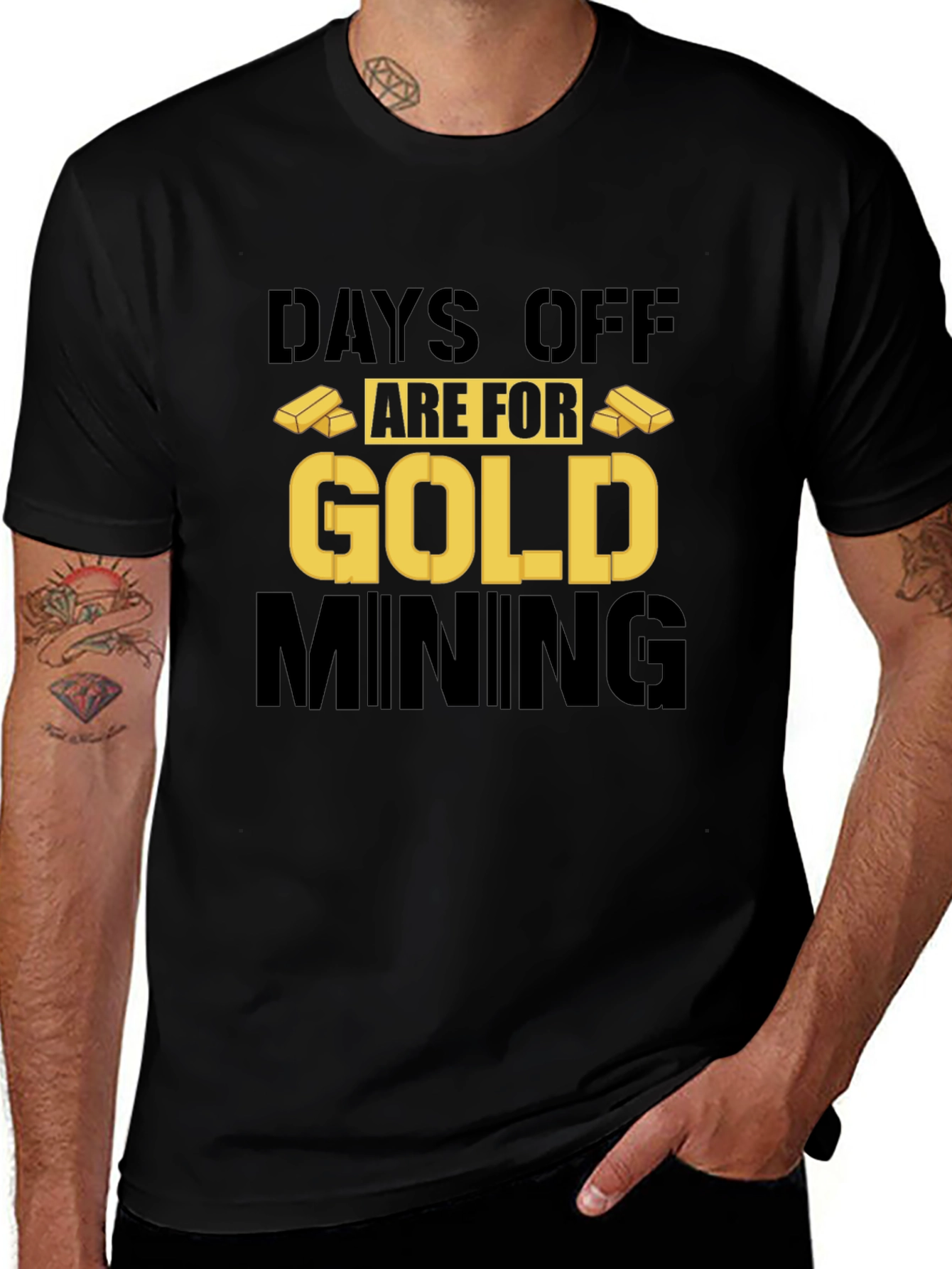 Gold Mining T-Shirt: Days Off Are For Gold Mining