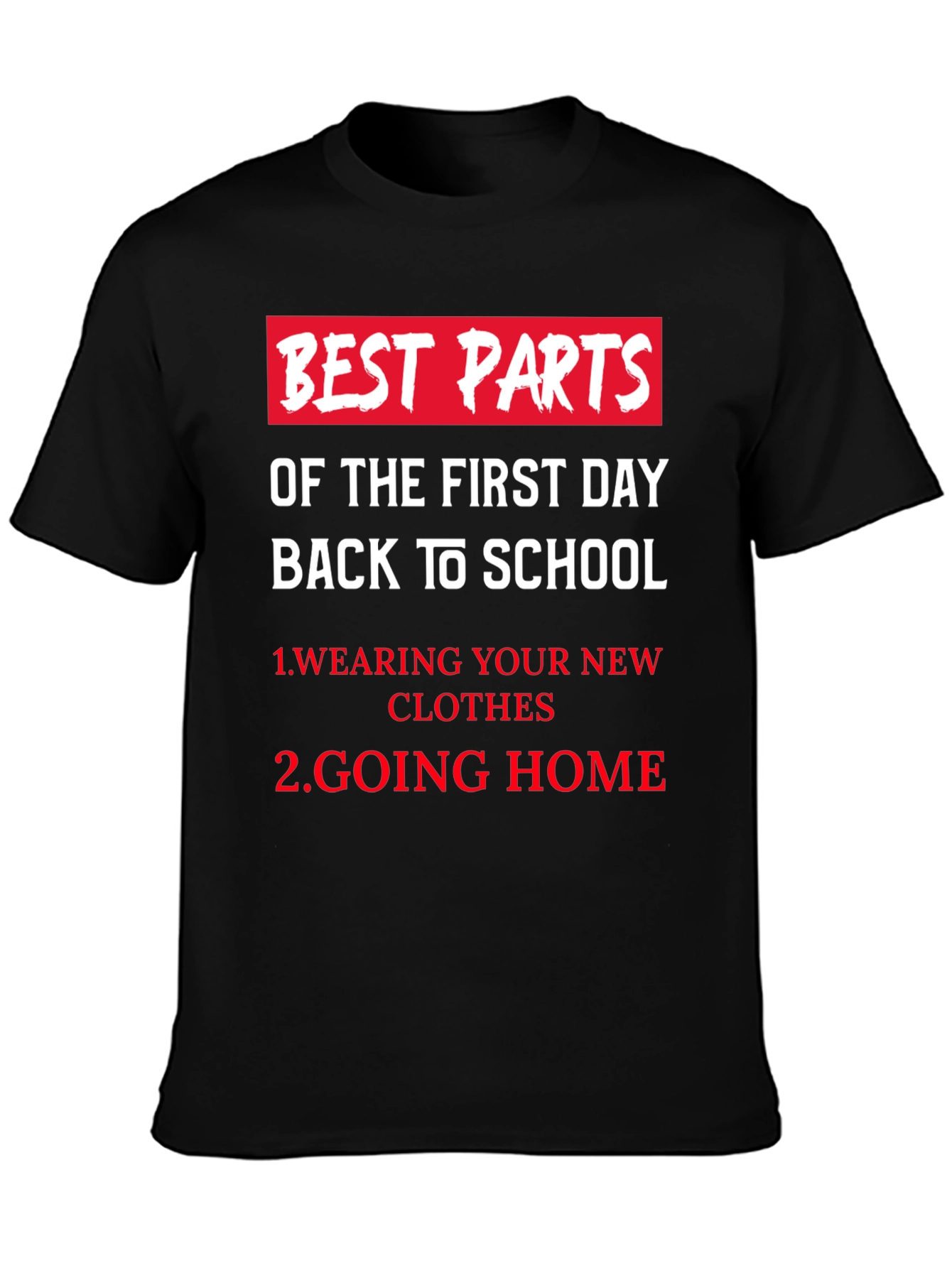 Best Parts Of School T-Shirt Back to School Funny Shirt