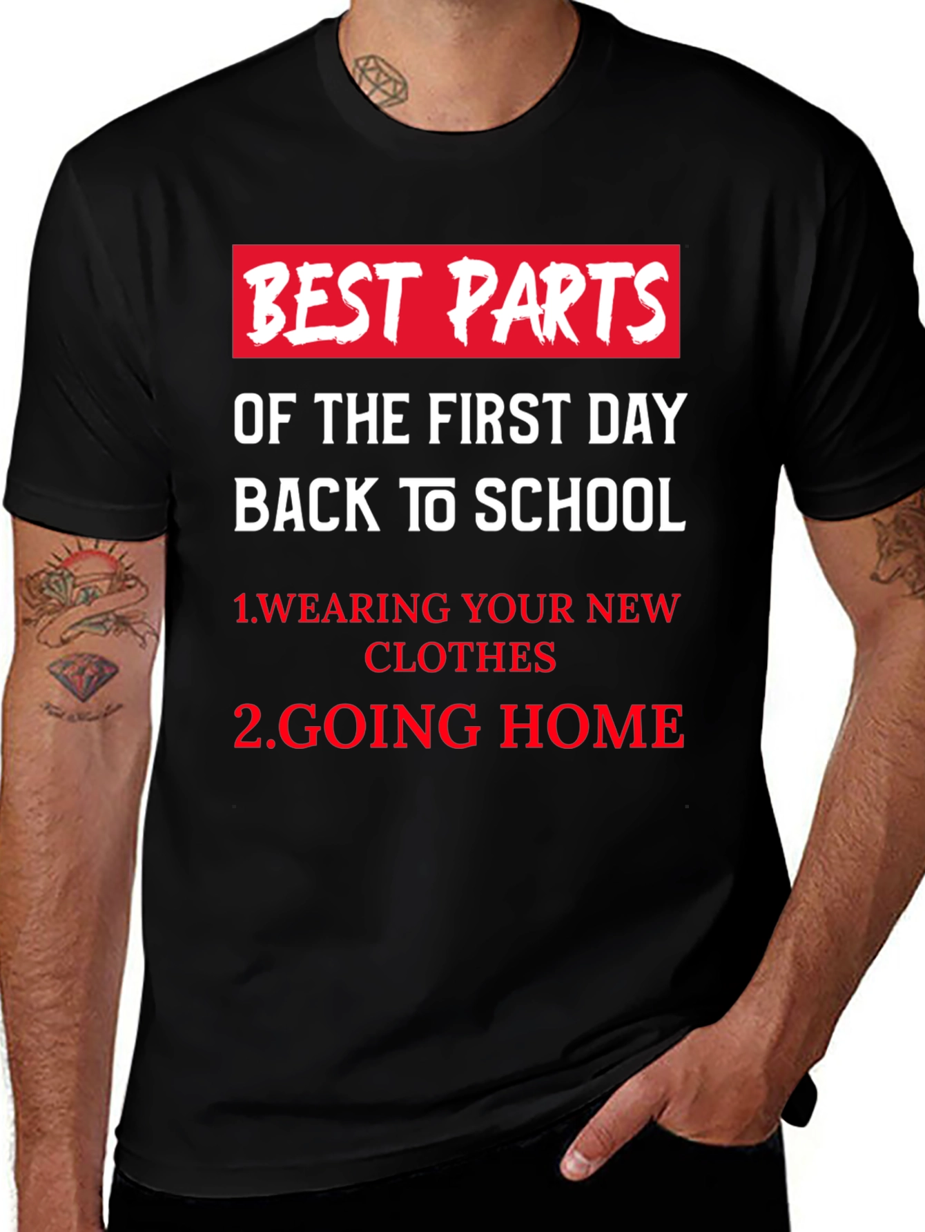 Best Parts Of School T-Shirt Back to School Funny Shirt