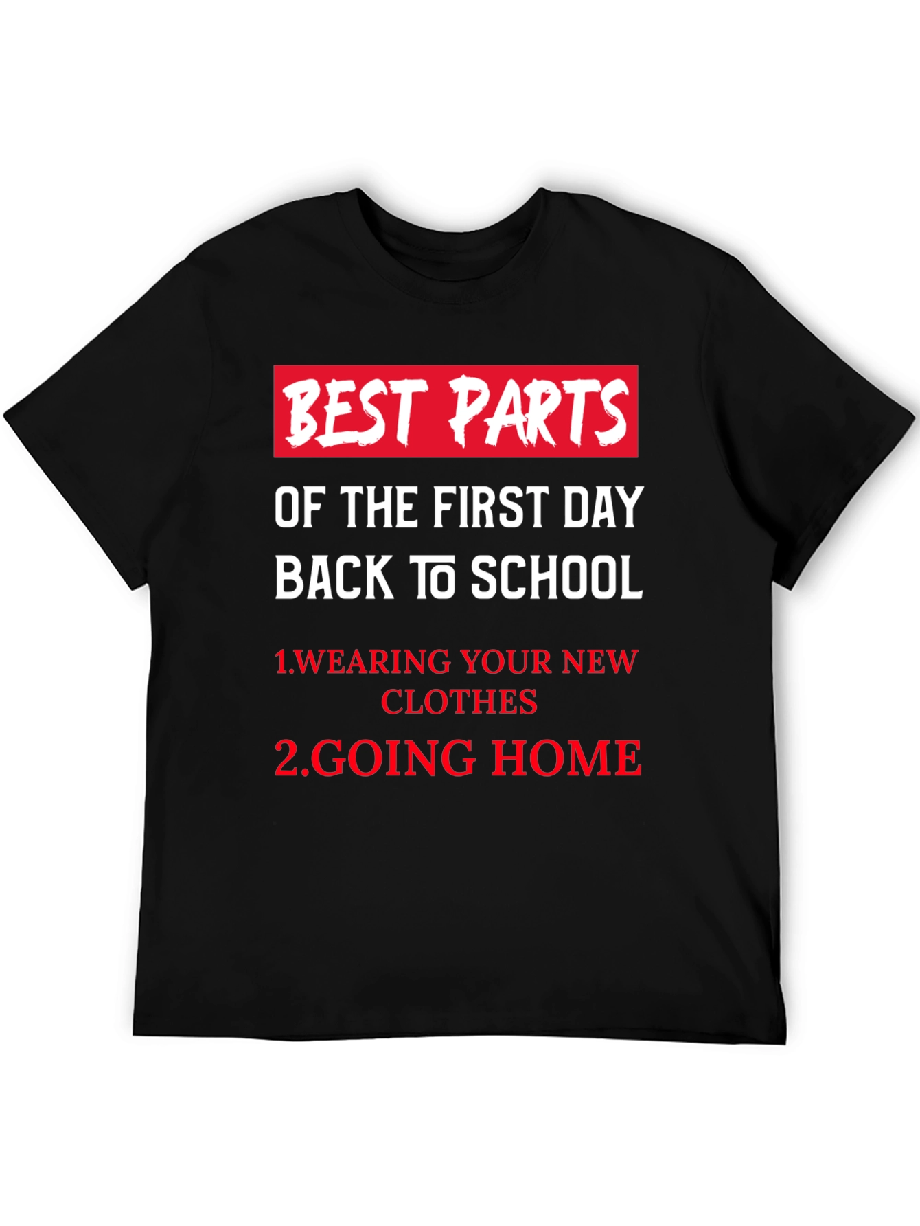 Best Parts Of School T-Shirt Back to School Funny Shirt