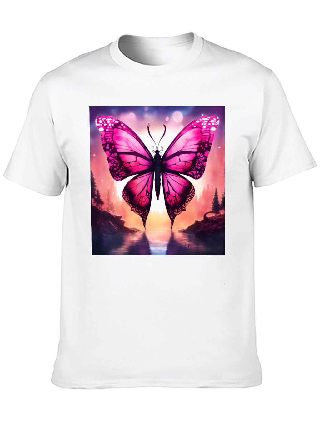 Butterfly Graphic T-Shirt - Nature Inspired Design