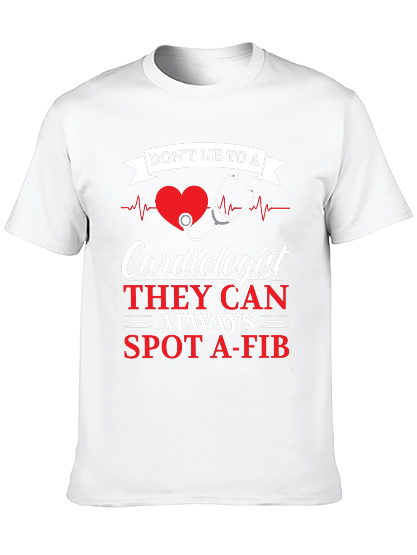 Cardiologist Spot A-Fib Graphic Tee