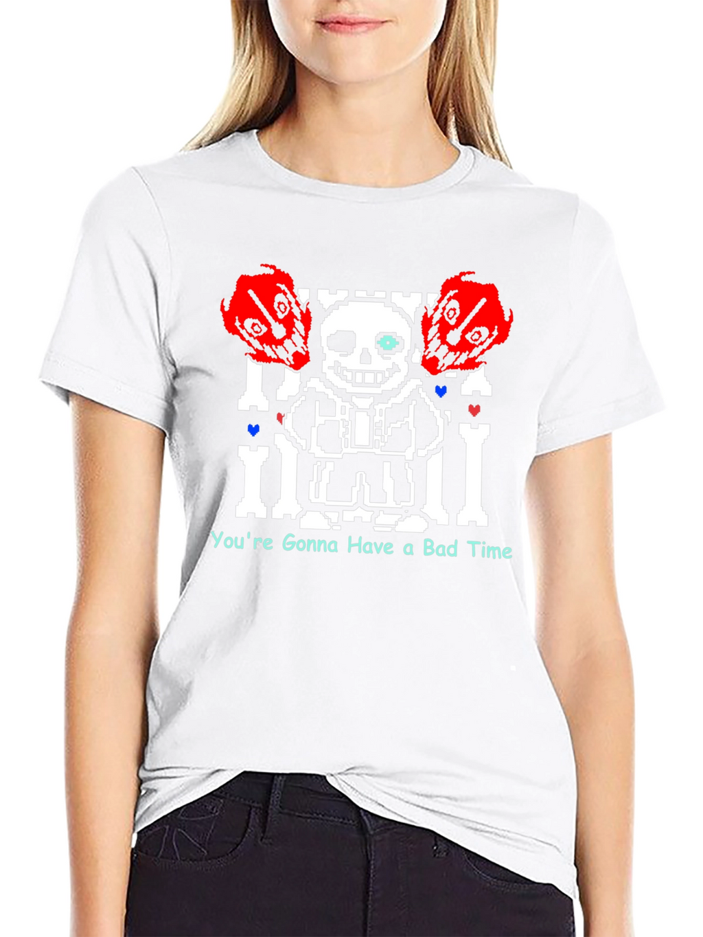 Undertale Sans Bad Time Black T-Shirt