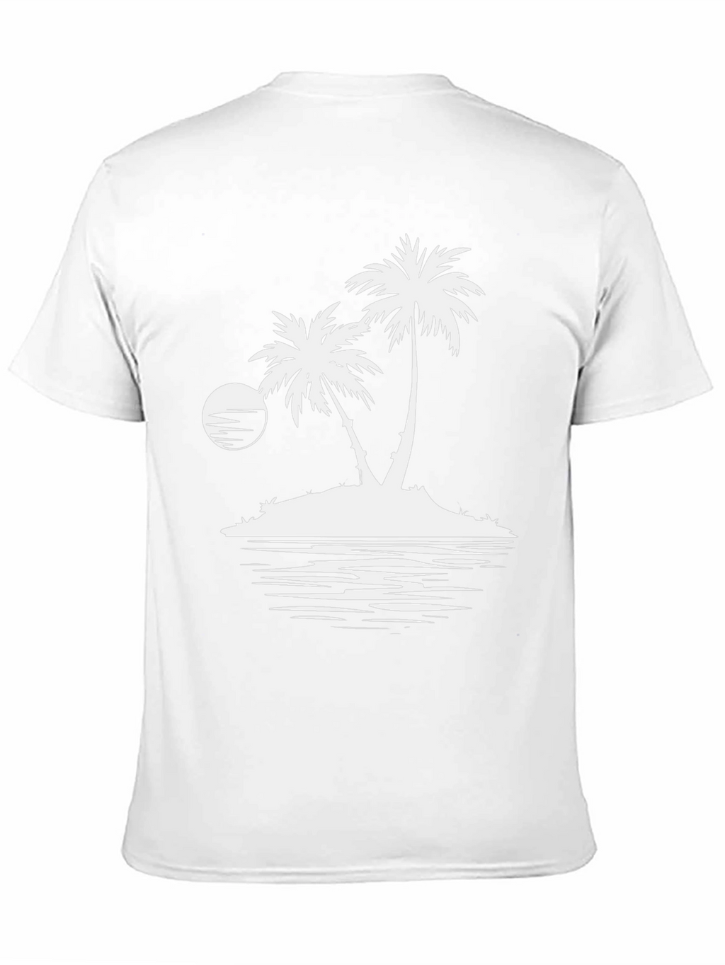 Island Palms Graphic Tee - Black